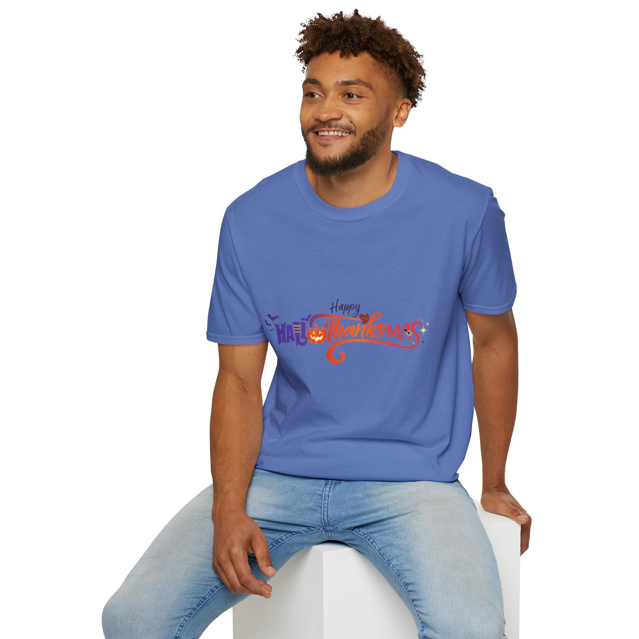 Happy Hallothanksmas Unisex Softstyle T-Shirt