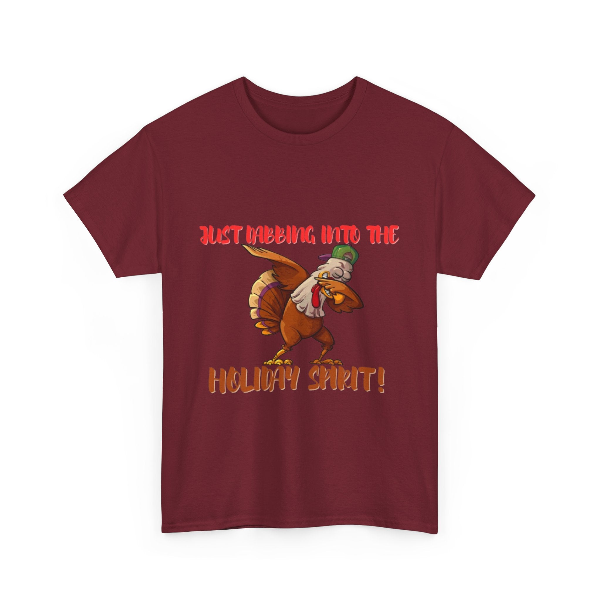 Just Dabbing Into The Holiday Spirit Unisex Heavy Cotton T-Shirt