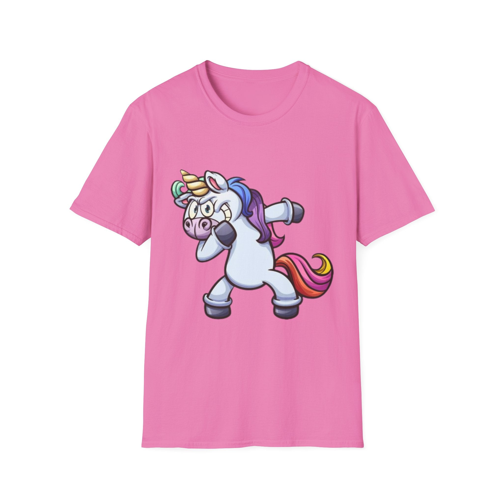 Dabbing Unicorn Unisex Softstyle T-shirt