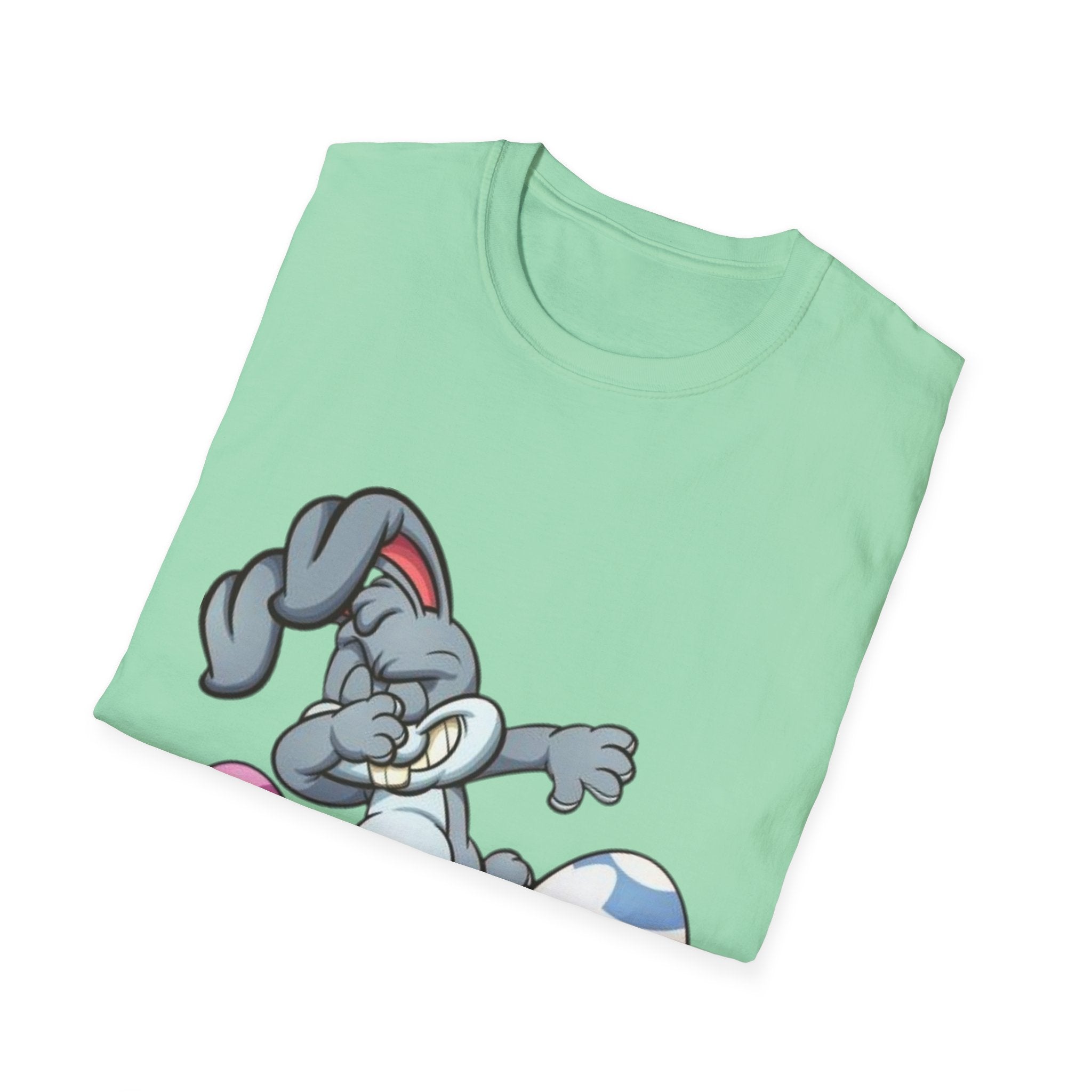 Dabbing Easter Bunny Unisex Softstyle T-Shirt