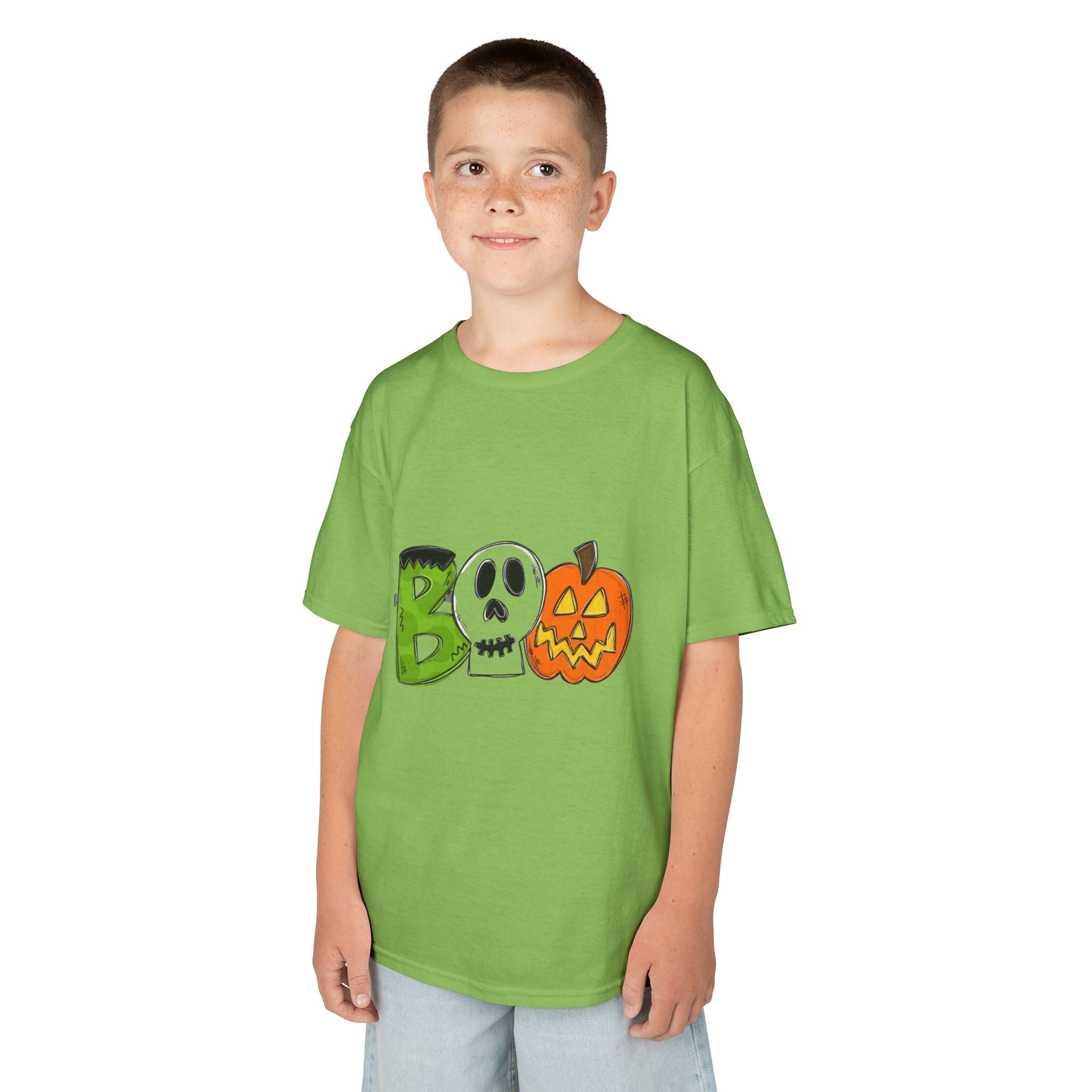 Halloween BOO Kids Short Sleeve T-Shirt