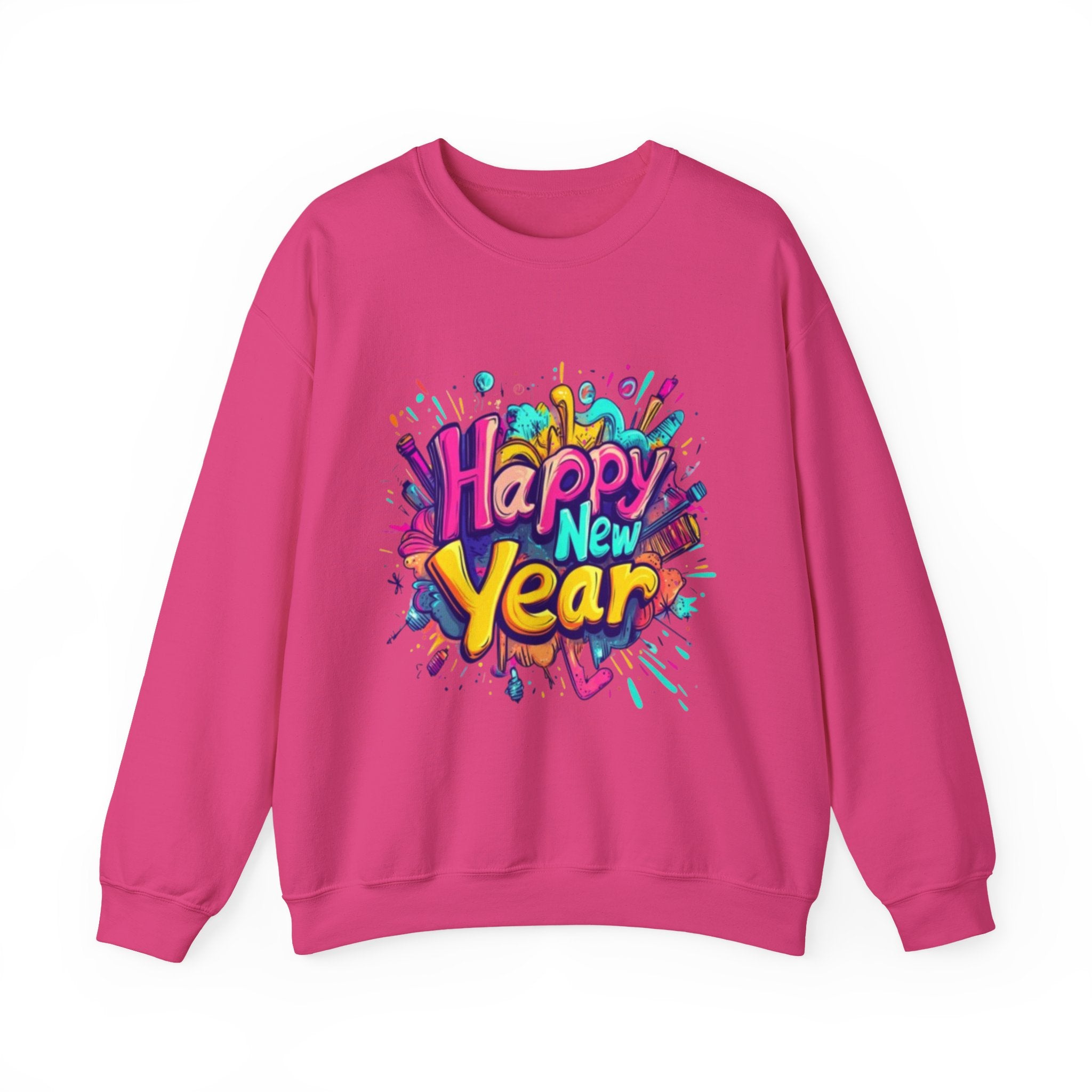 2026 Happy New Year DOUBLE SIDED Unisex Heavy Blend™ Crewneck Sweatshirt