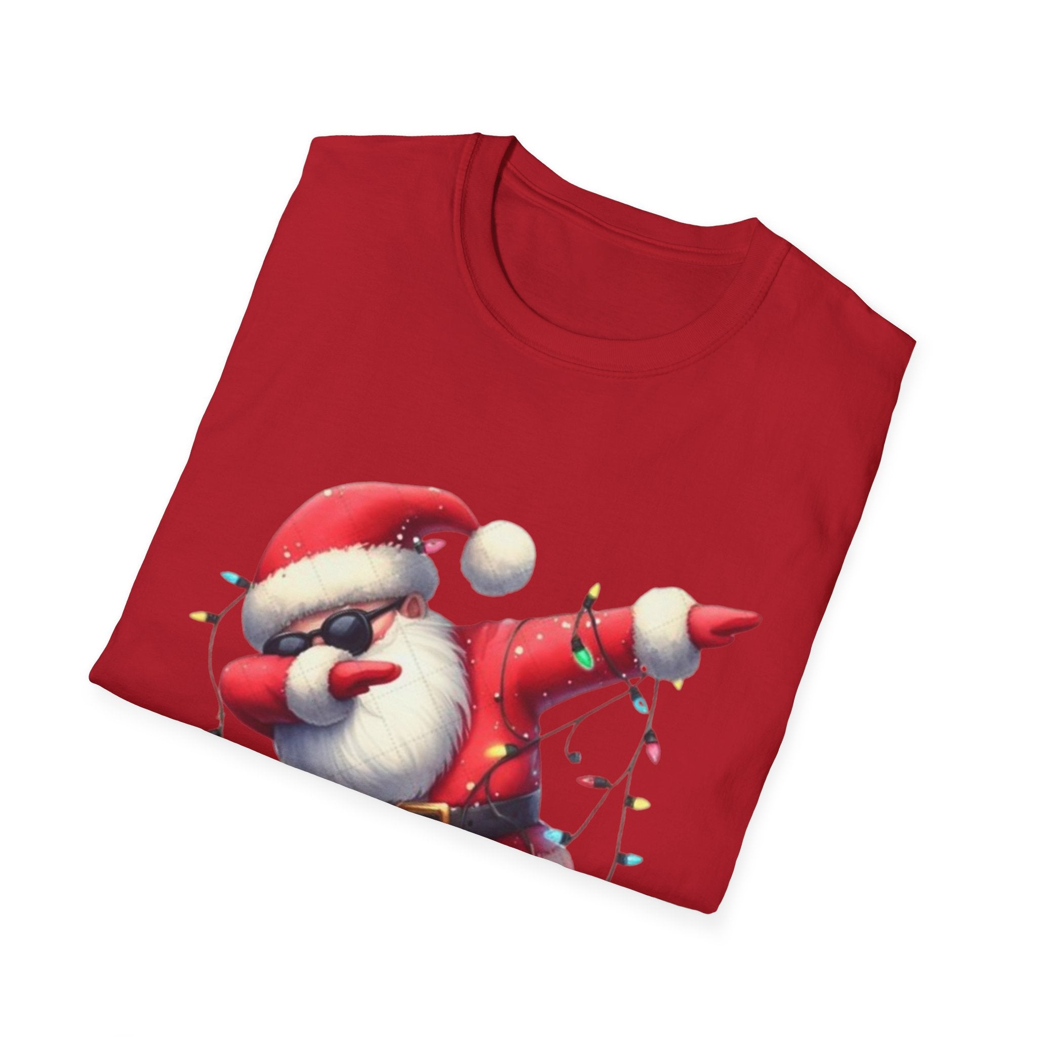 Dabbing Santa Unisex Softstyle T-Shirt