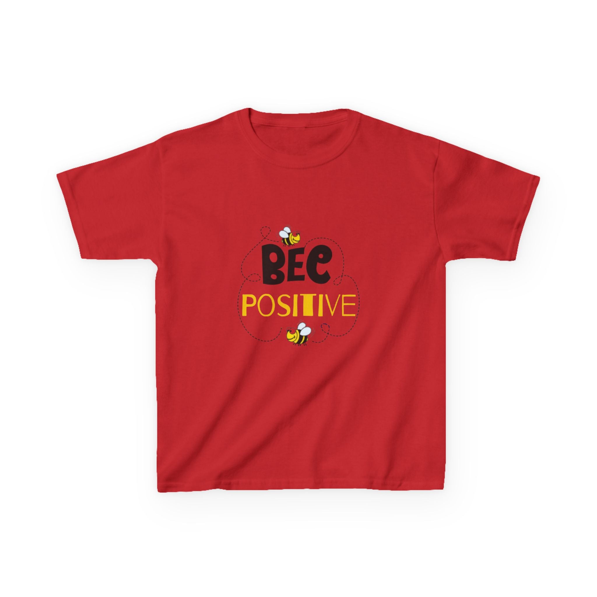 Bee Positive Kids Heavy Cotton T-Shirt