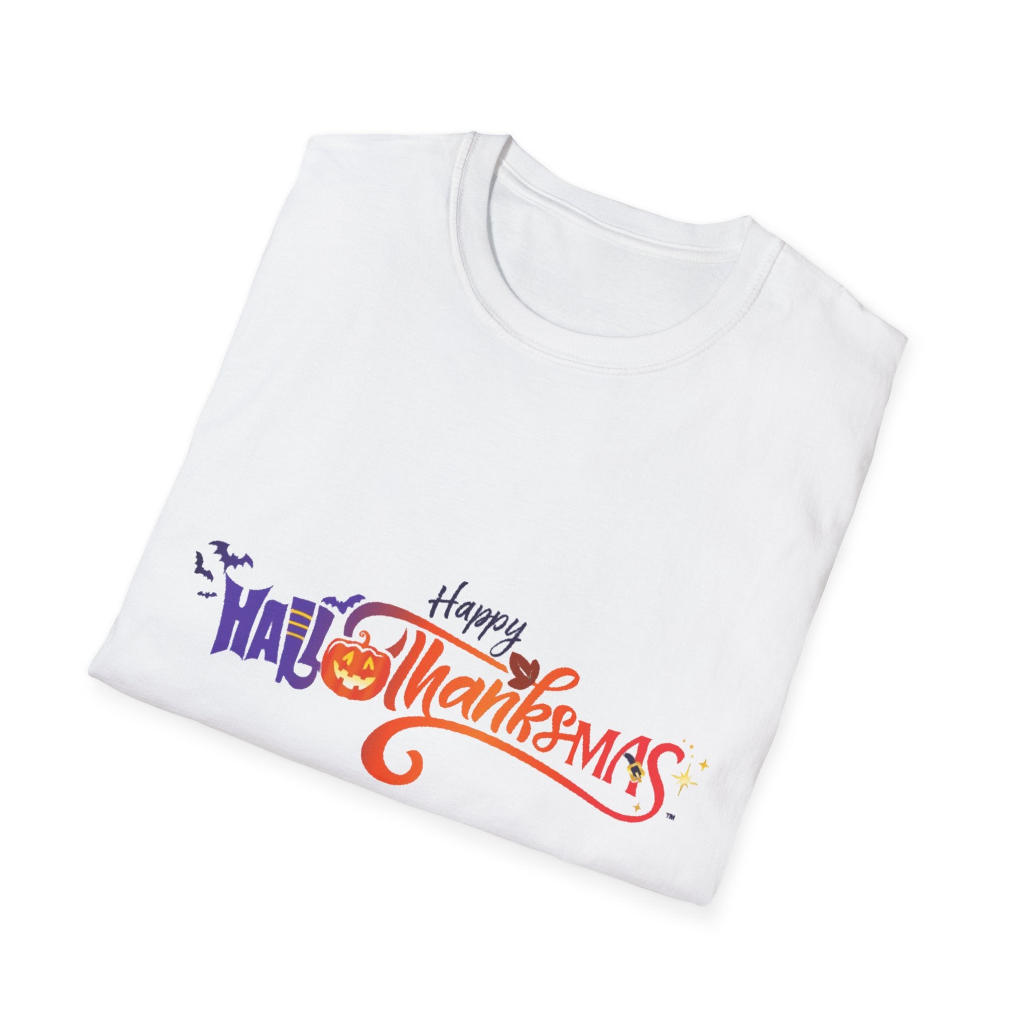 Happy Hallothanksmas Unisex Softstyle T-Shirt