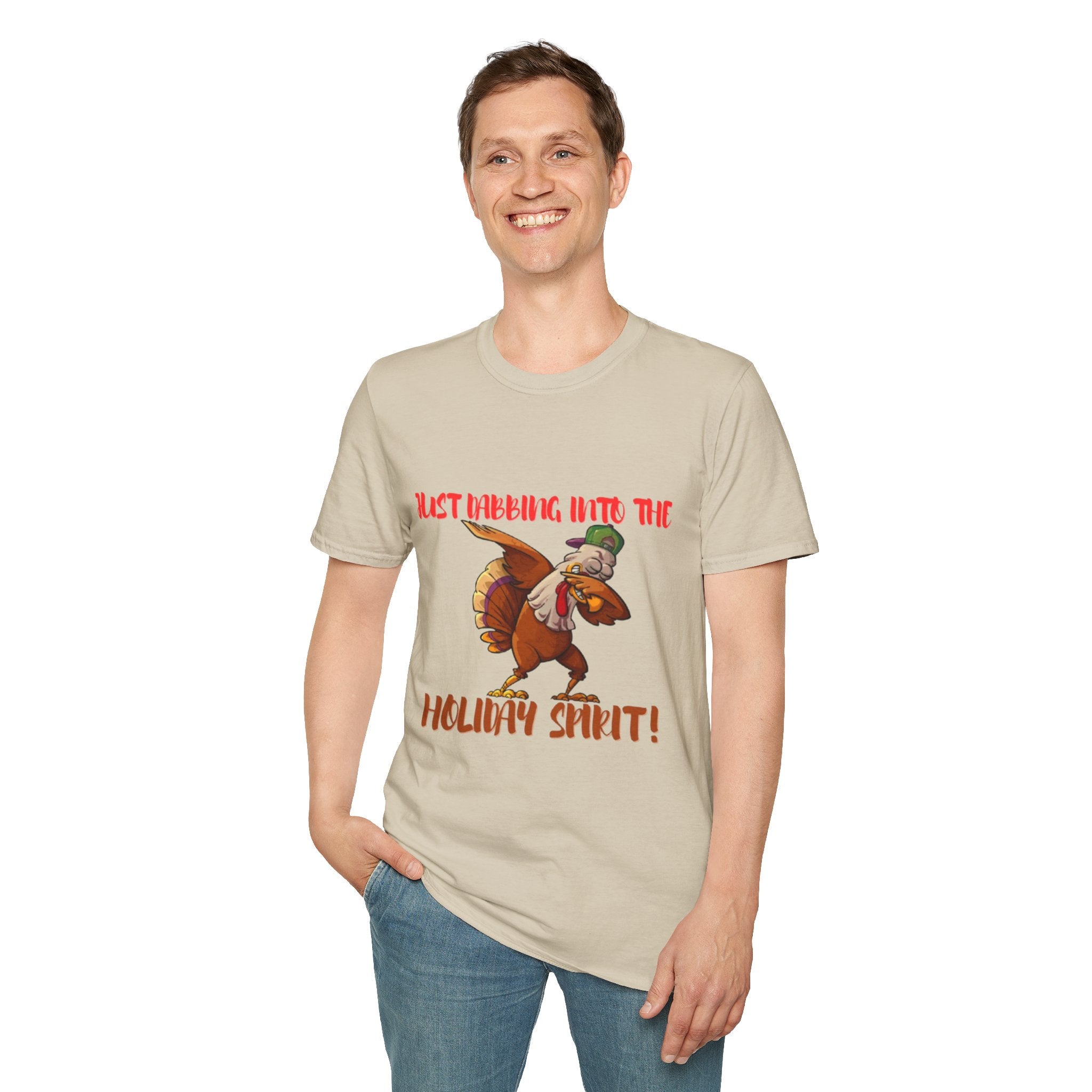 Just Dabbing Into The Holiday Spirit! Unisex Softstyle T-Shirt