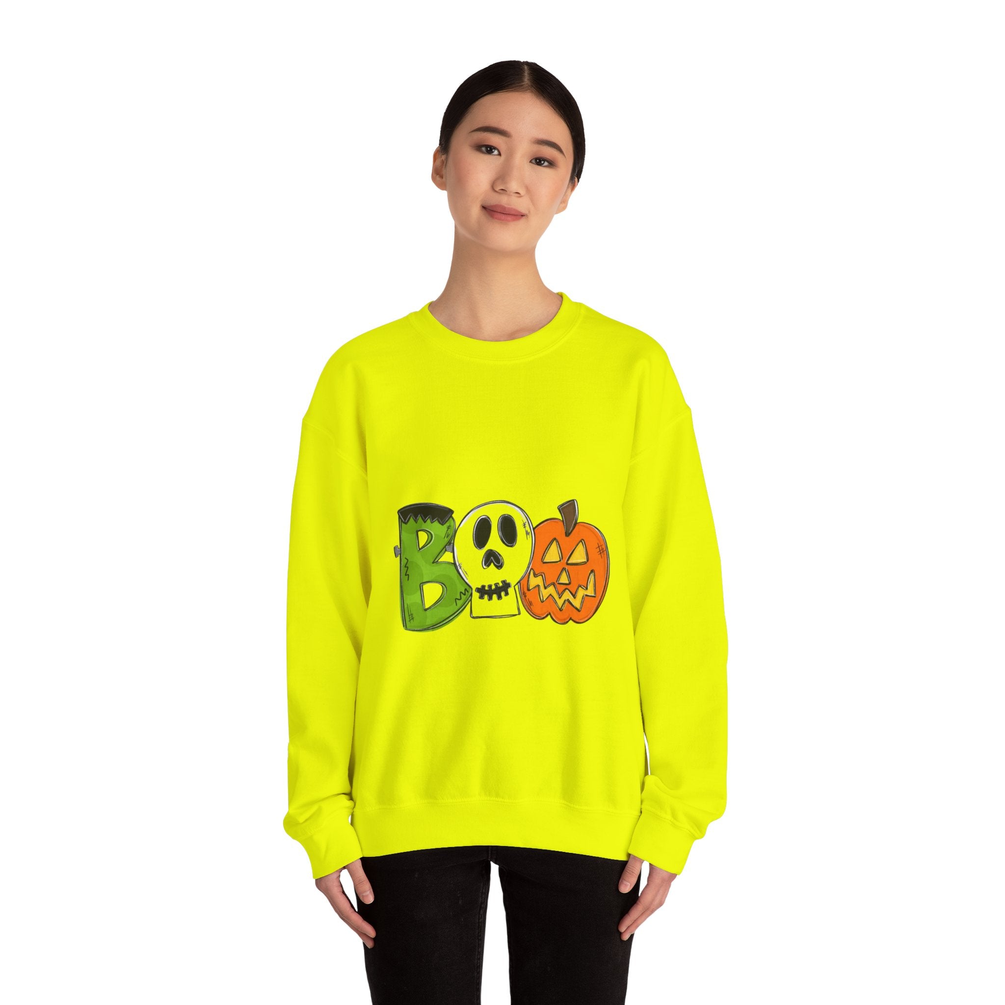 Halloween Boo Unisex Crewneck Sweatshirt