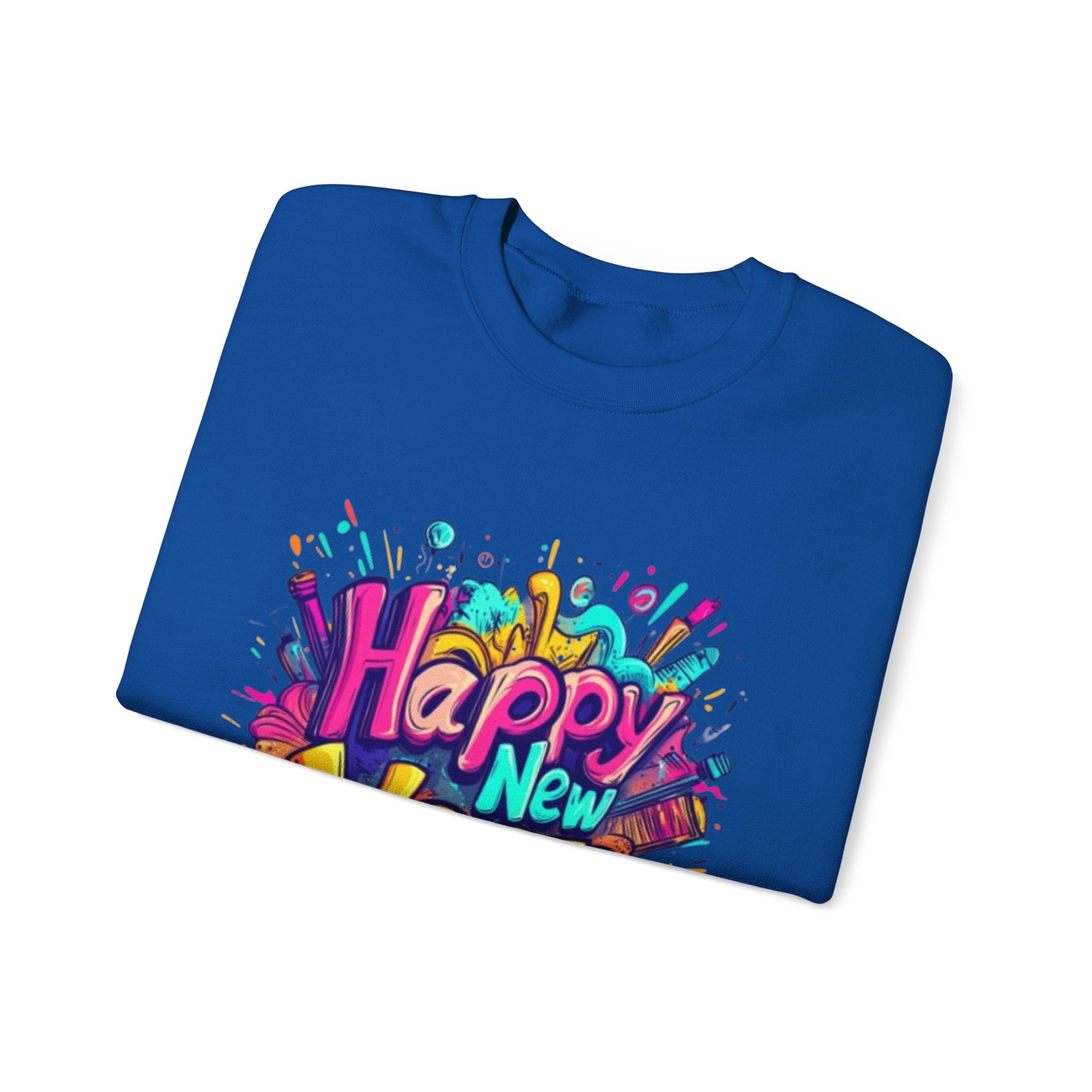 2026 Happy New Year DOUBLE SIDED Unisex Heavy Blend™ Crewneck Sweatshirt
