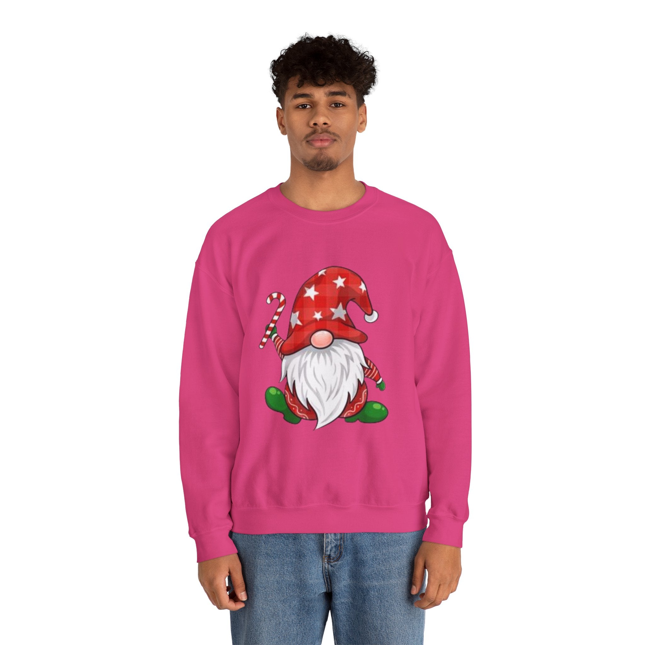 Christmas Holiday Gnome Unisex Heavy Blend™ Crewneck Sweatshirt