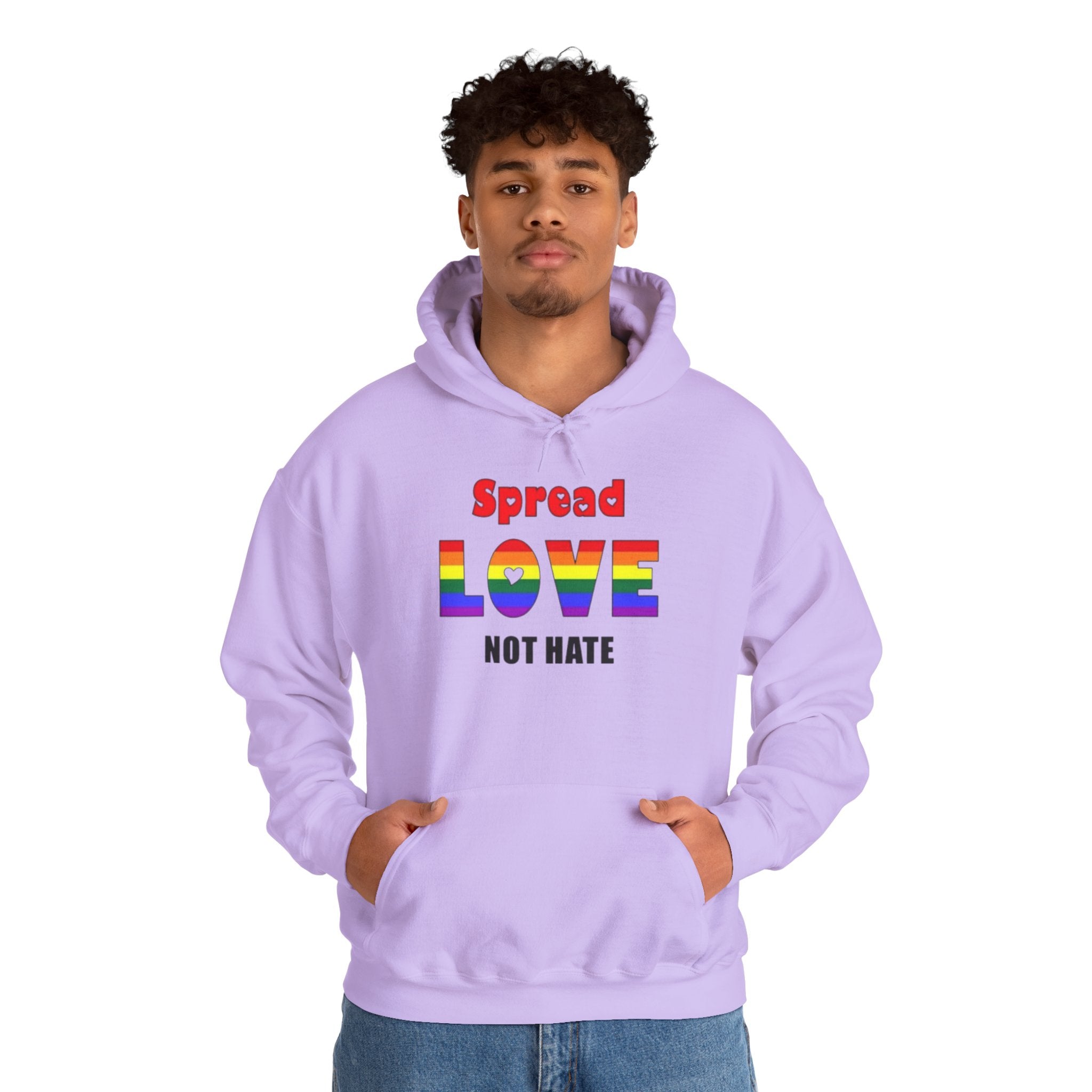 Spread Love Not Hate Unisex Hoodie