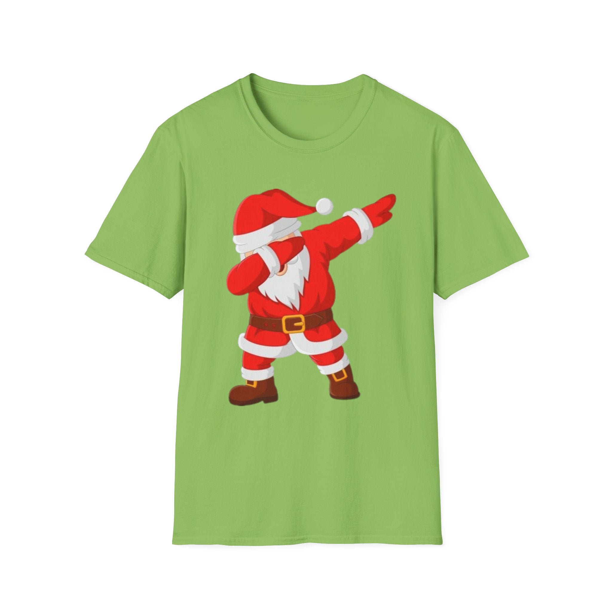 Dabbing Santa Unisex Softstyle T-Shirt