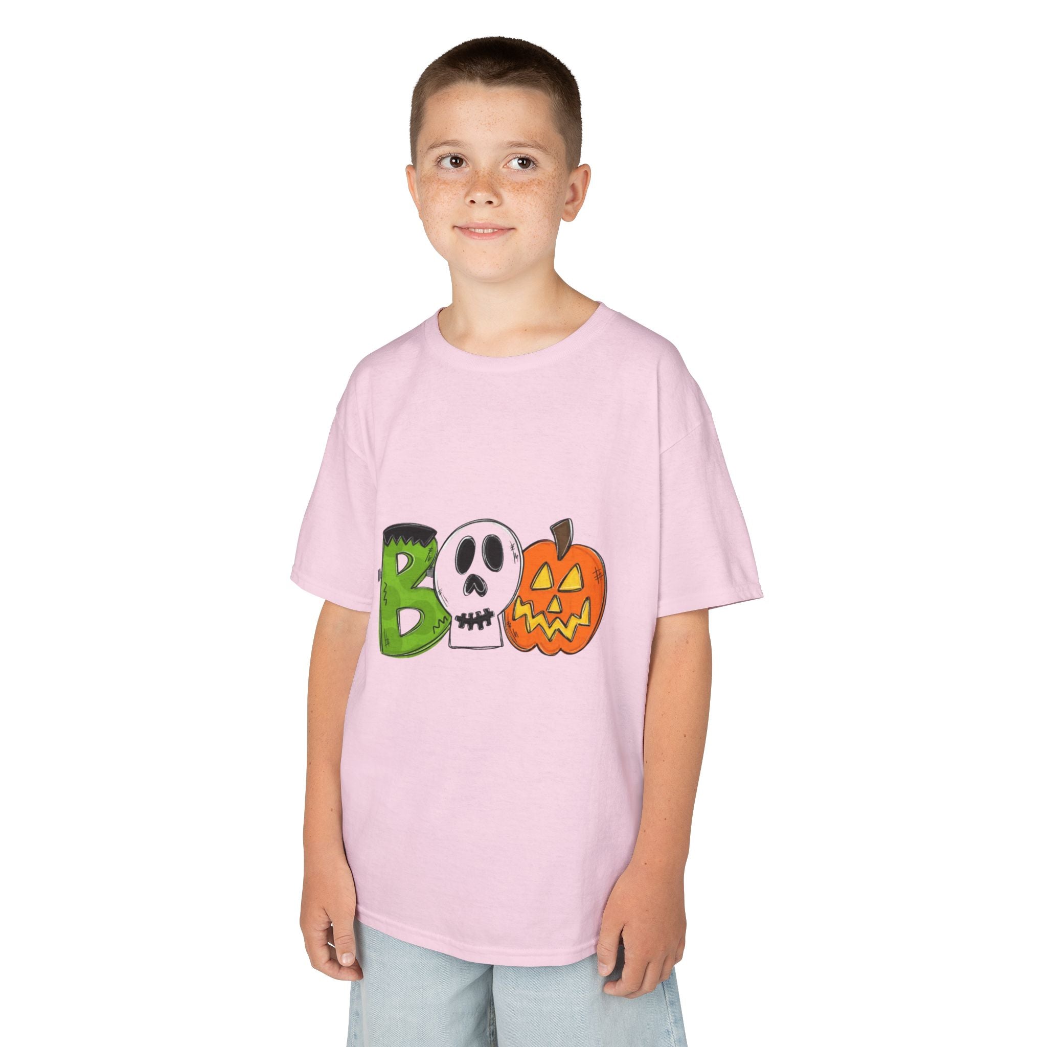 Halloween BOO Kids Short Sleeve T-Shirt