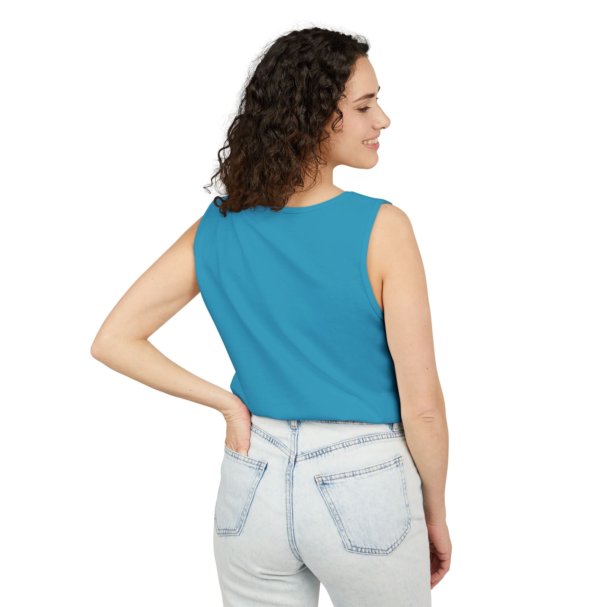 Bee Positive Unisex Garment-Dyed Tank Top