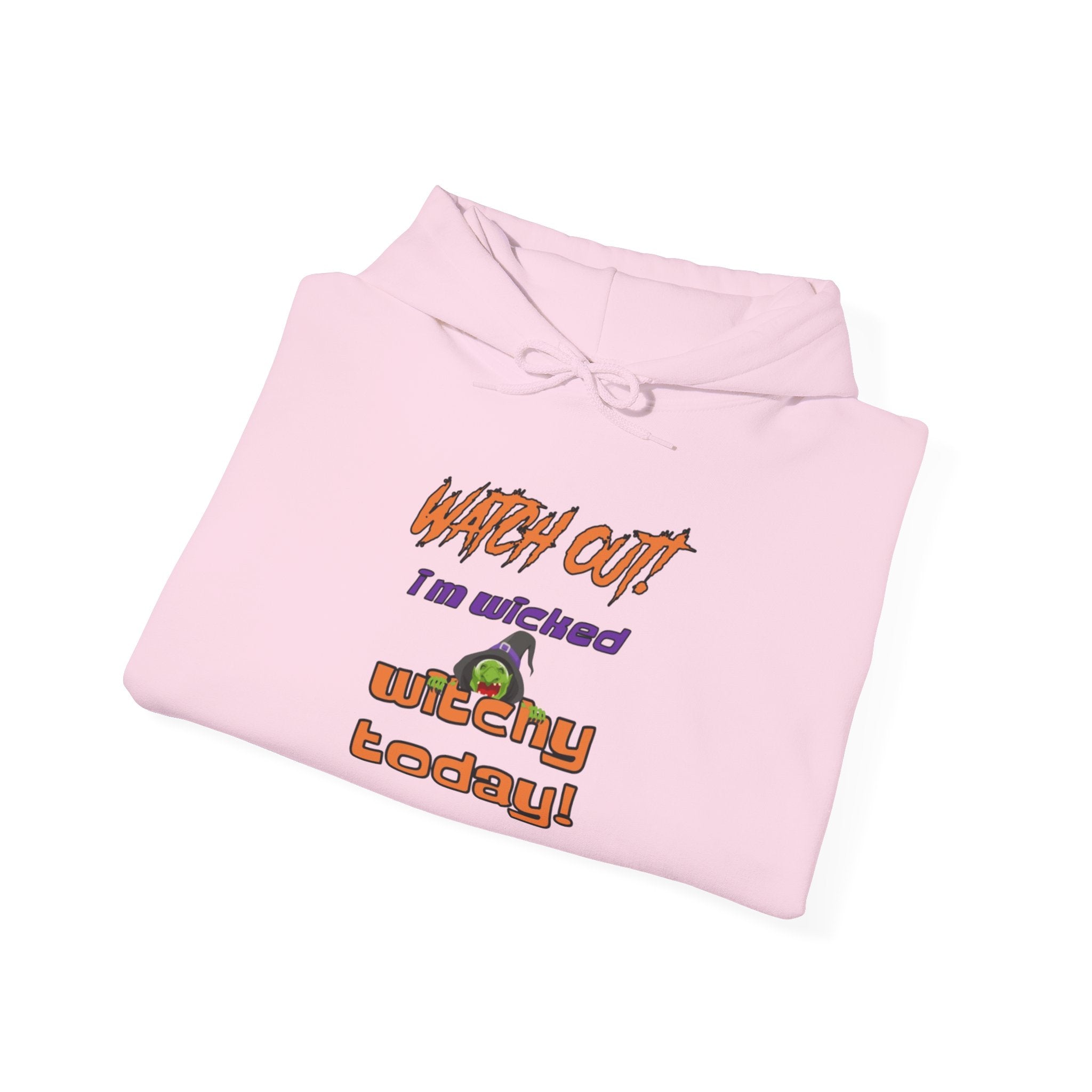 Watch Out I Am Wicked Witchy Today Unisex Heavy Blend Hooded Sweatshirt