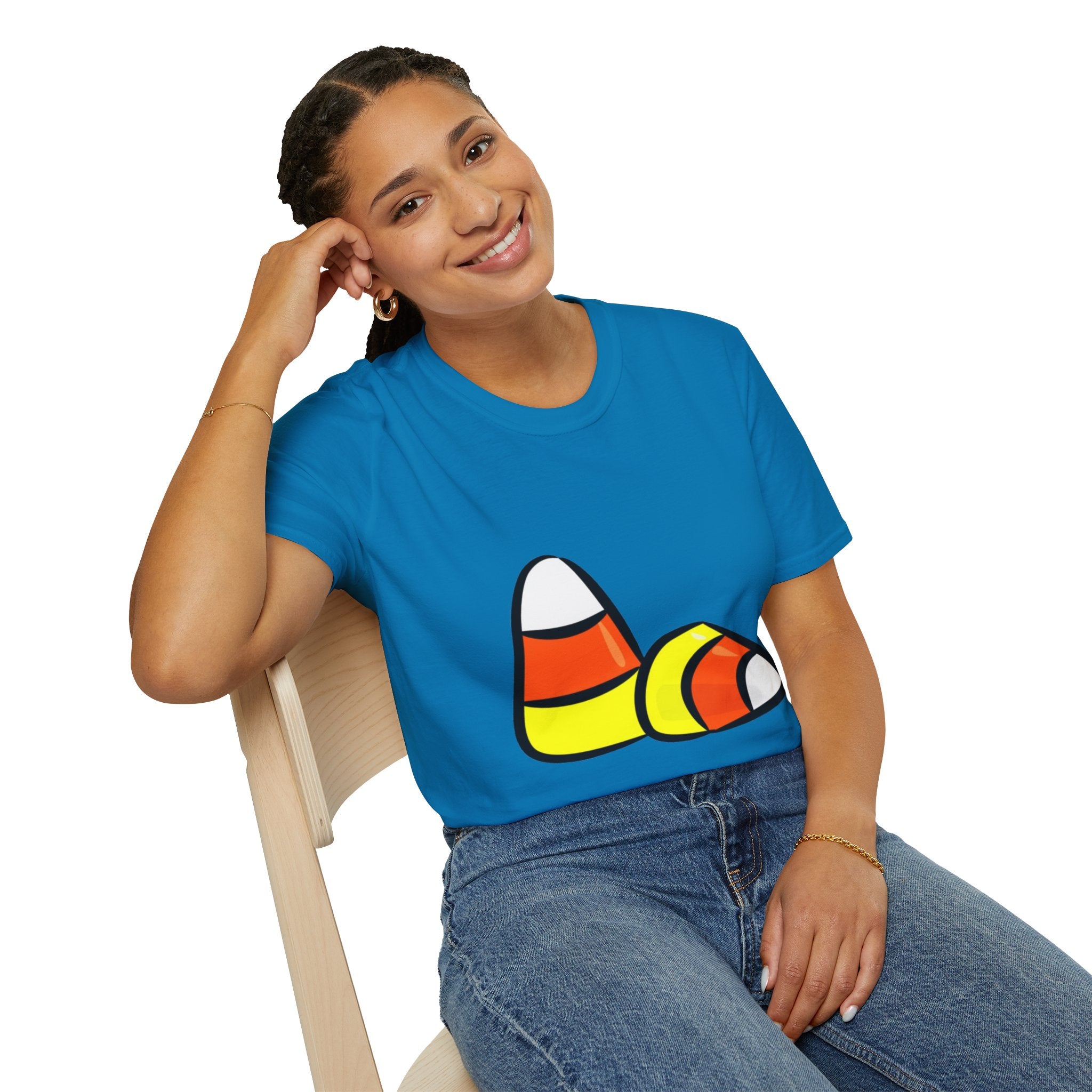 Halloween Candy Corn Unisex Softstyle T-Shirt