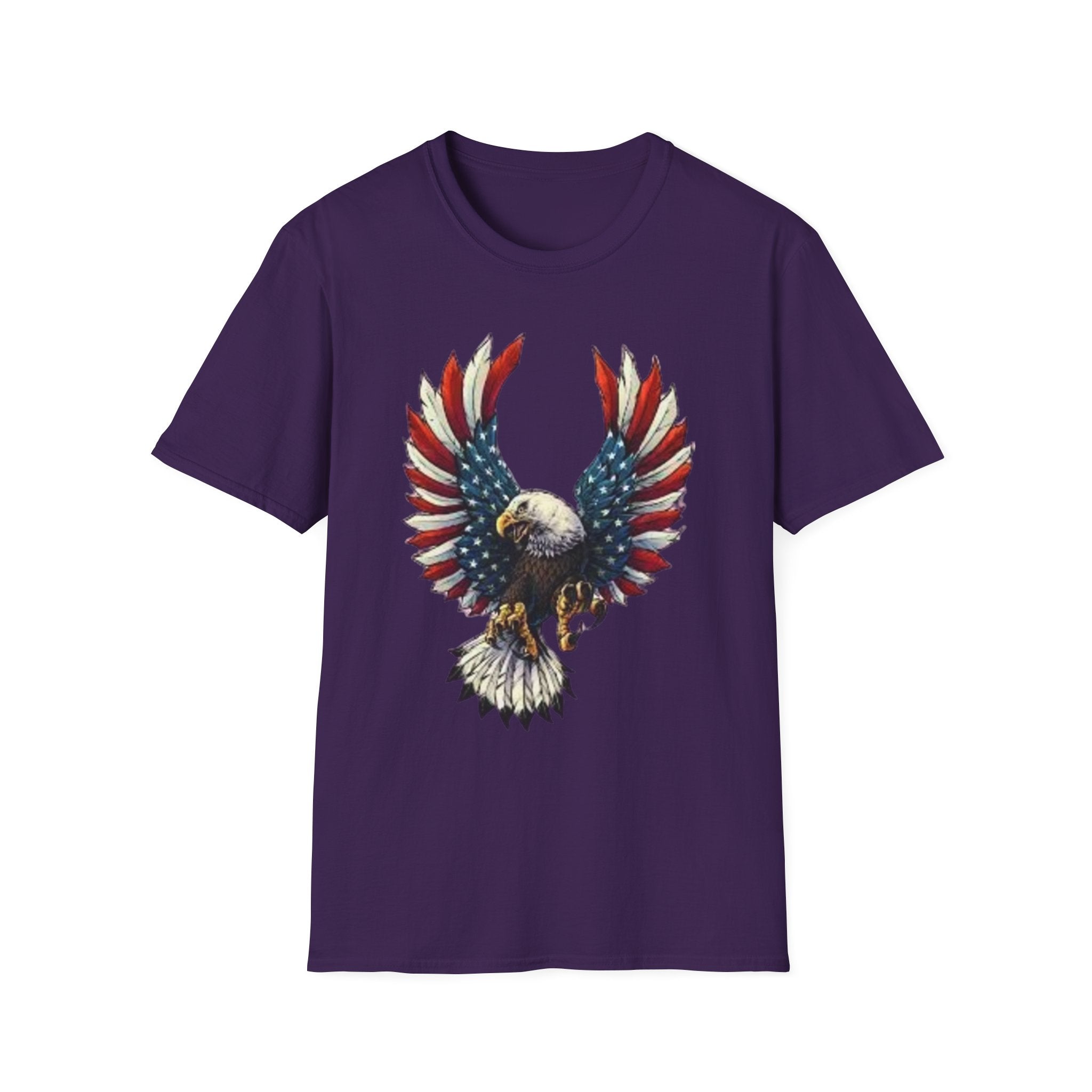 Patriotic Eagle Unisex Softstyle T-Shirt
