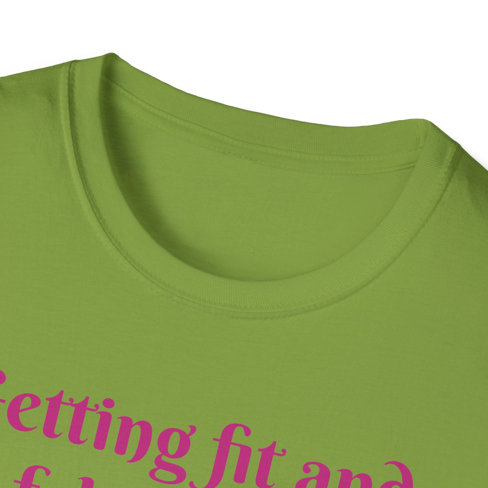 Getting Fit And Fabulous, One Lift At A Time! Unicorn Unisex T-Shirt