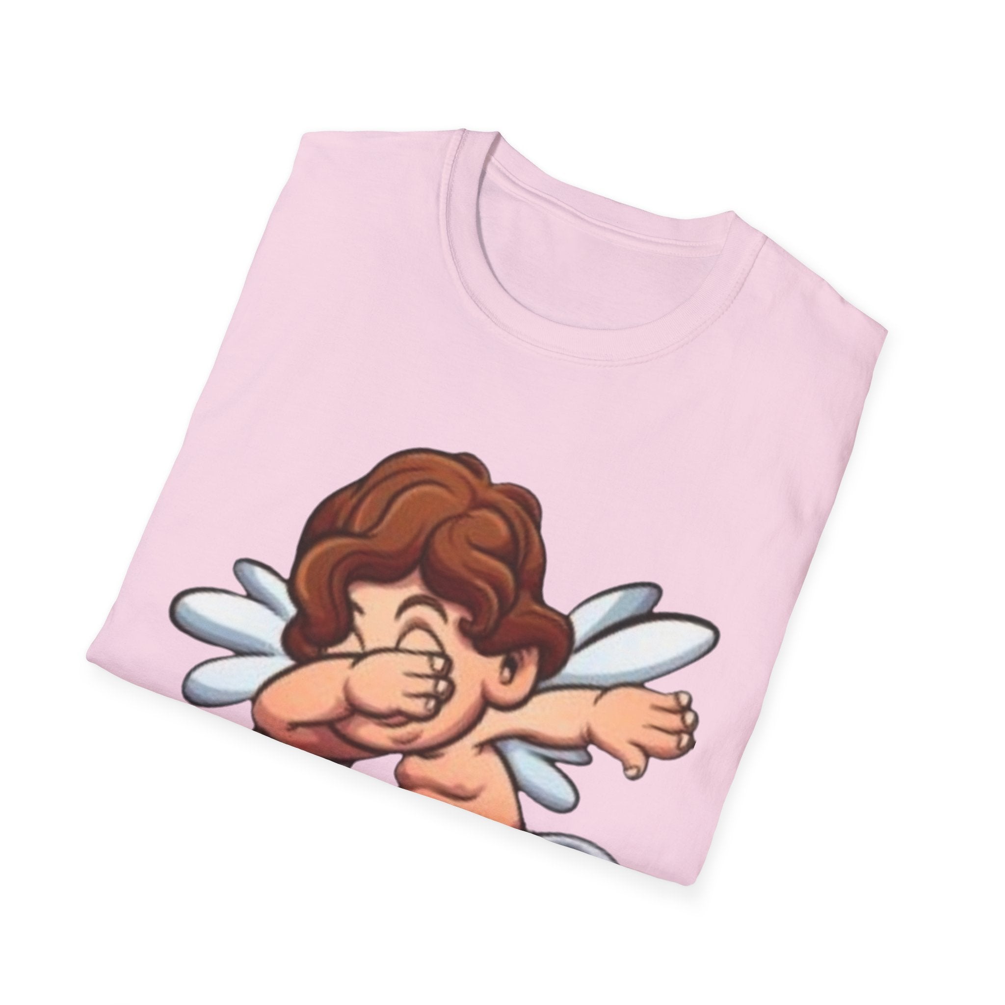Dabbing Double Sided Angel & Devil Unisex Softstyle T-Shirt