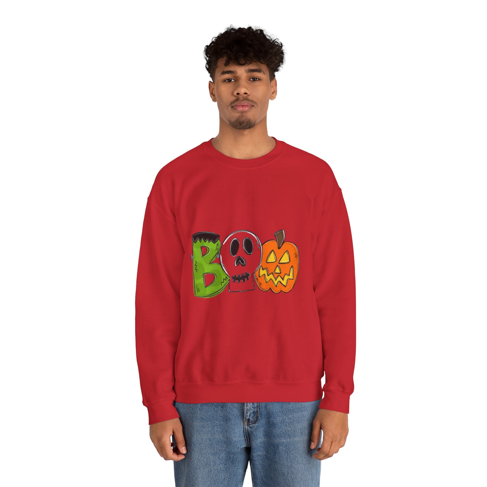 Halloween Boo Unisex Heavy Blend™ Crewneck Sweatshirt