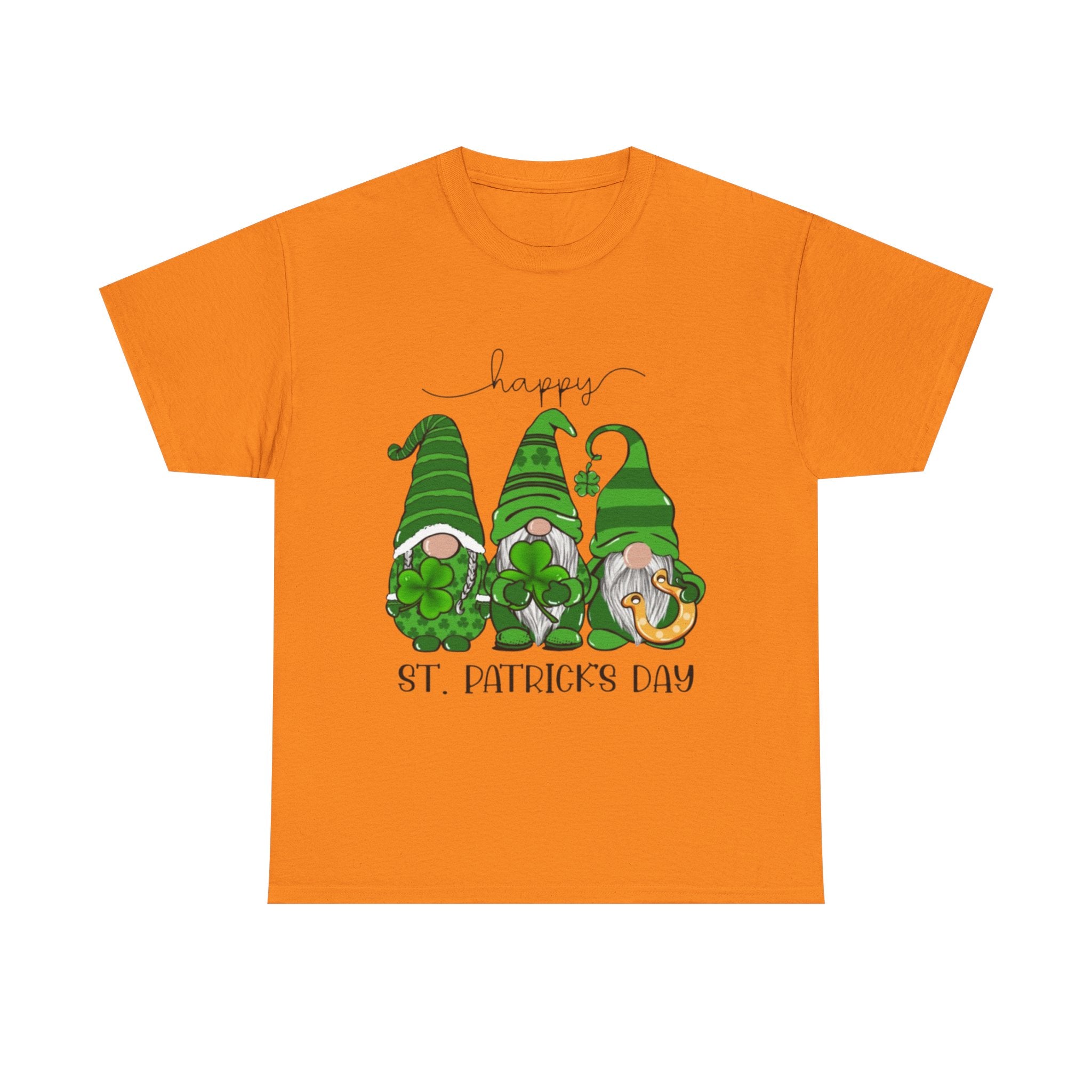 Happy St. Patrick’s Day Gnome Unisex Heavy Cotton T-Shirt