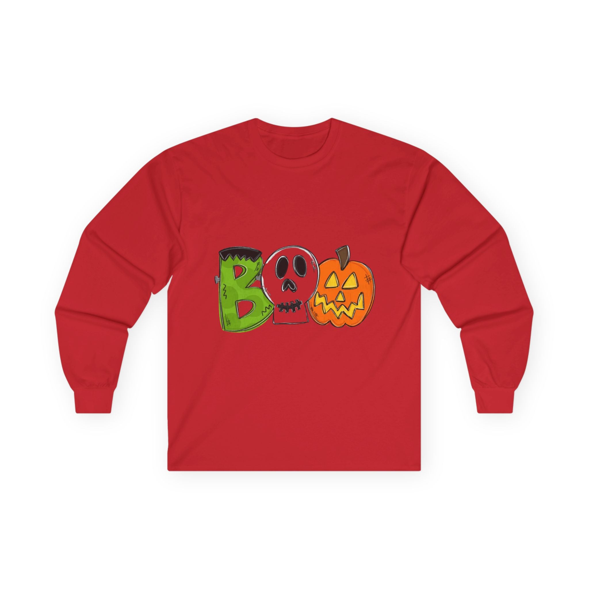 Halloween BOO Unisex Ultra Cotton Long Sleeve T-Shirt