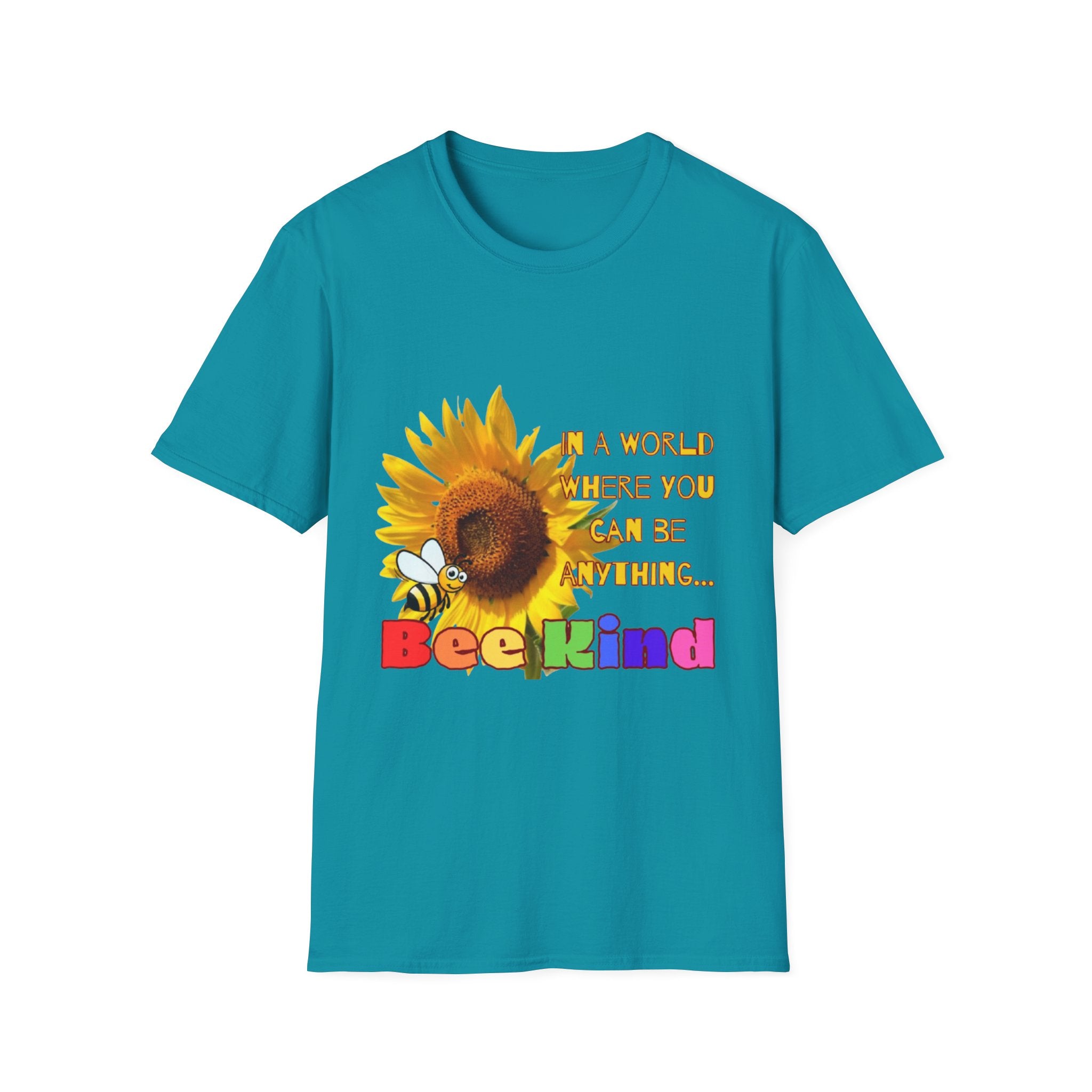 Bee Kind Sunflower Unisex Softstyle T-Shirt