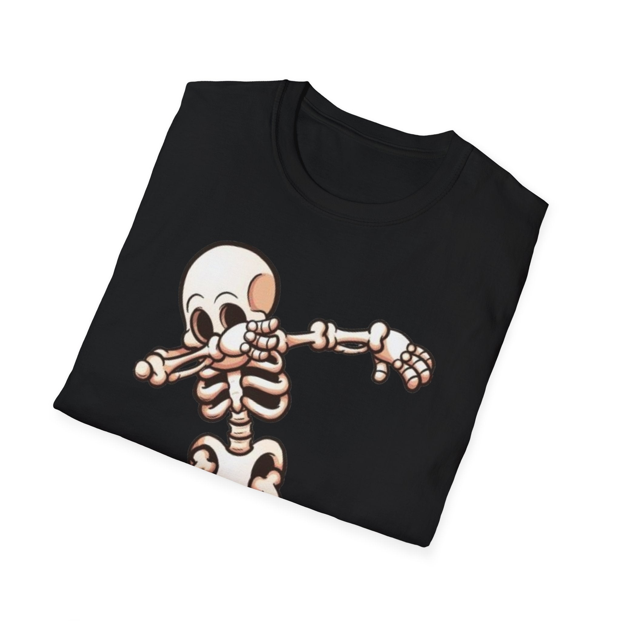 Dabbing Halloween Skeleton Unisex Softstyle T-Shirt