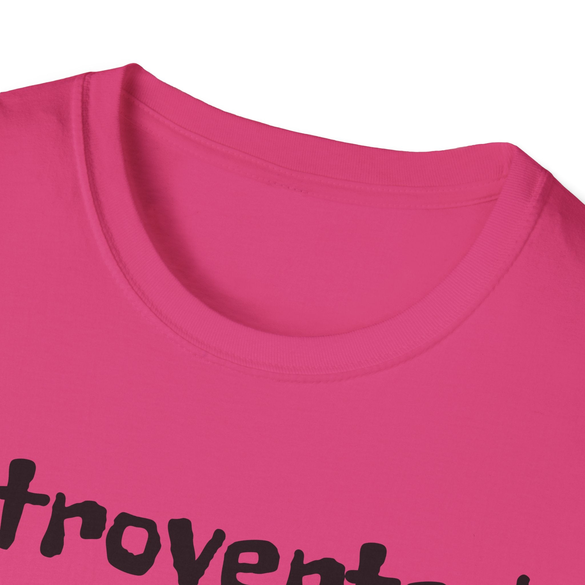 Introverted But Willing To Discuss Plants Unisex Softstyle T-Shirt