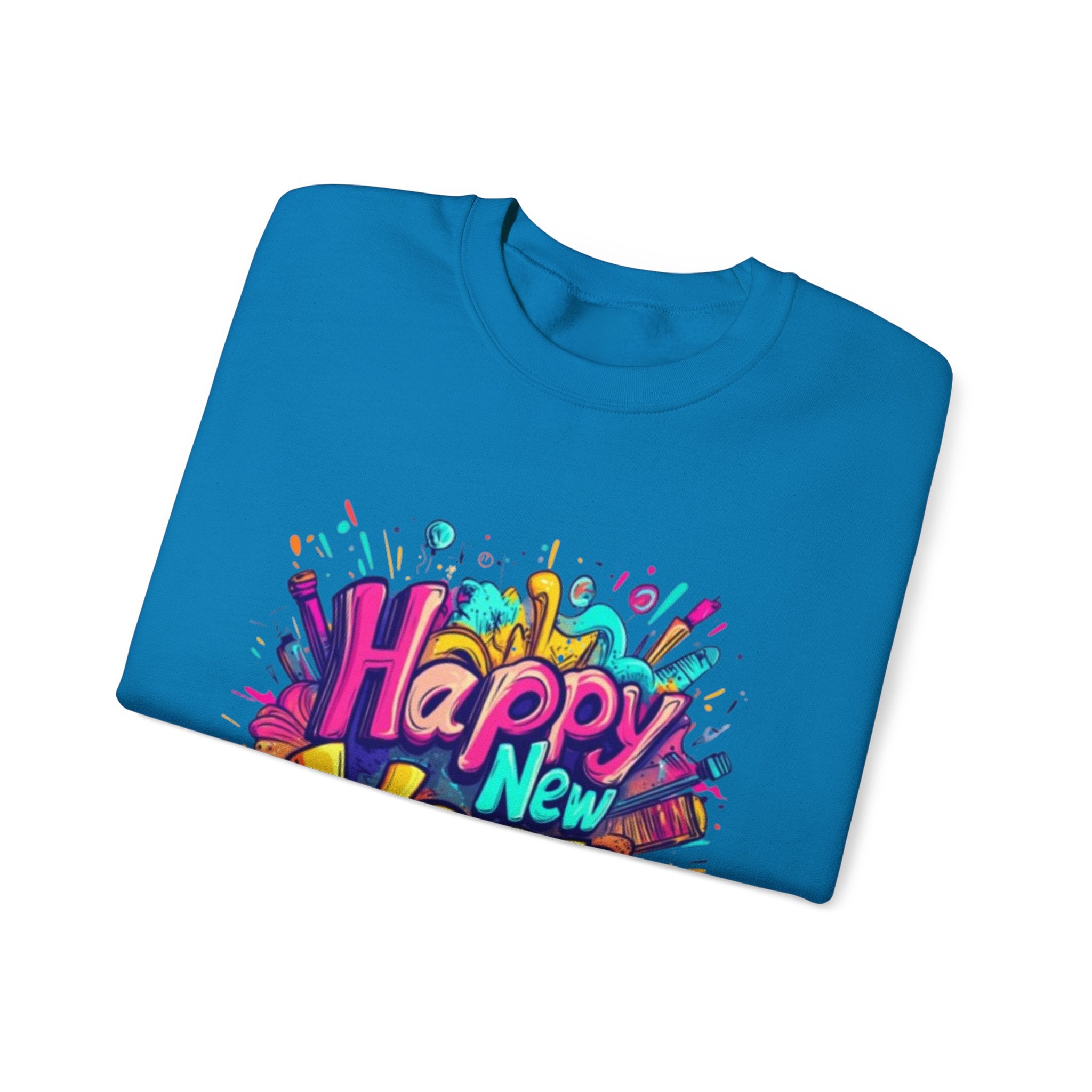 2026 Happy New Year DOUBLE SIDED Unisex Heavy Blend™ Crewneck Sweatshirt