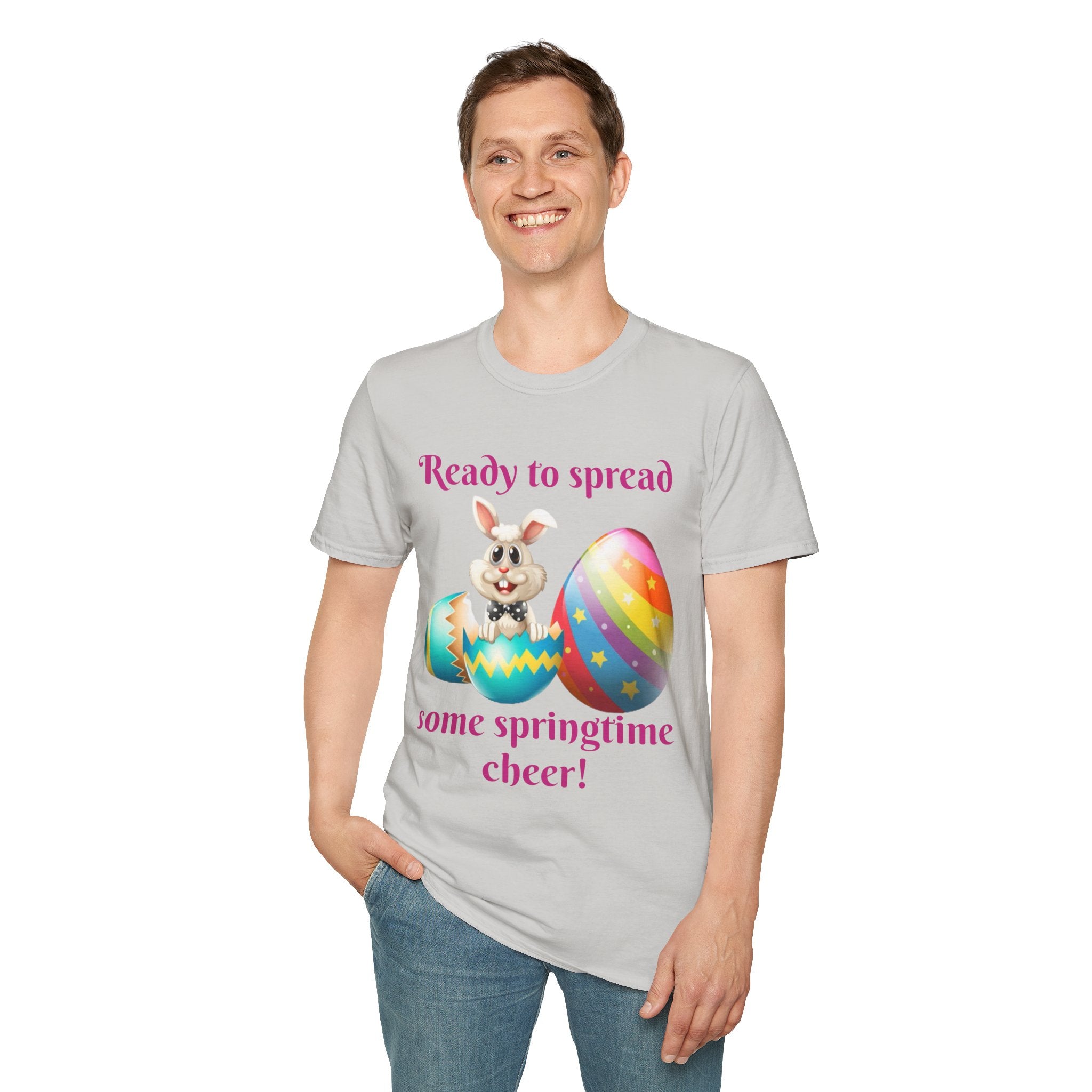 Ready To Spread Some Springtime Cheer Bunny Unisex Softstyle T-Shirt