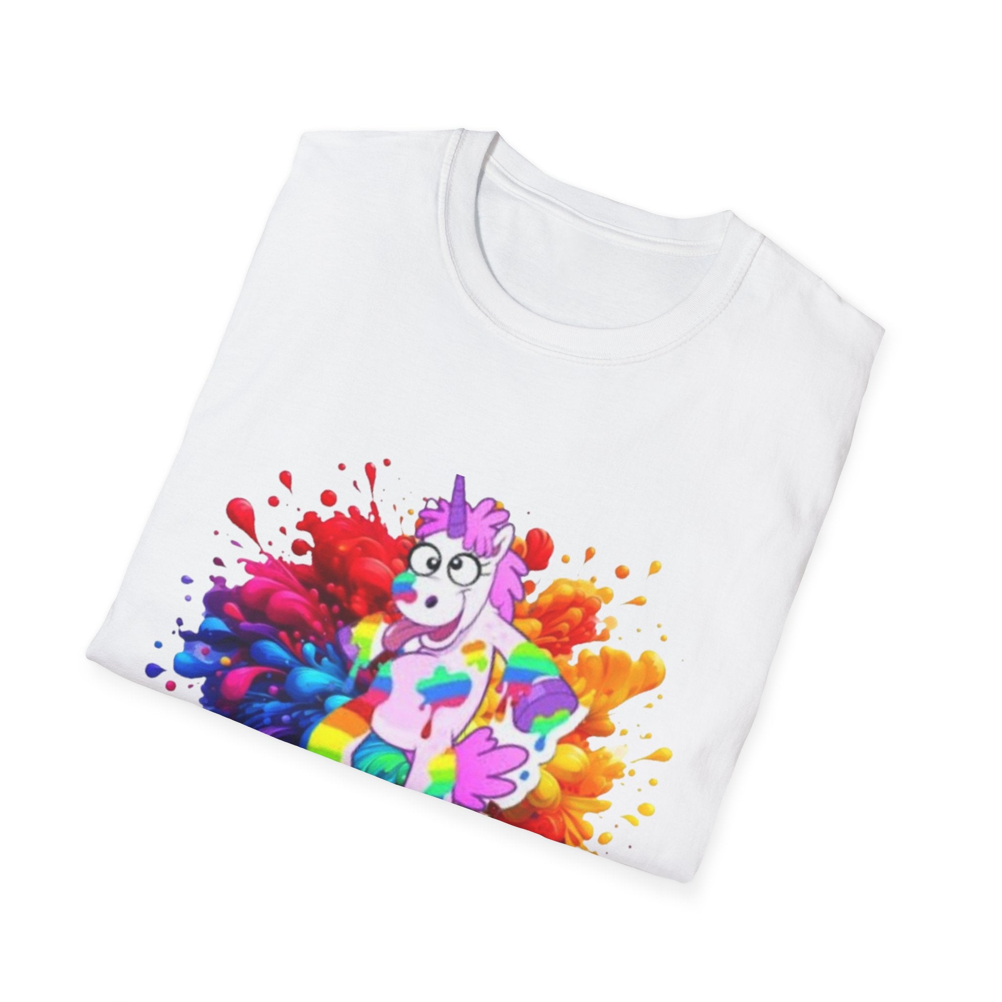 Drunk With Color Unicorn Unisex Softstyle T-Shirt