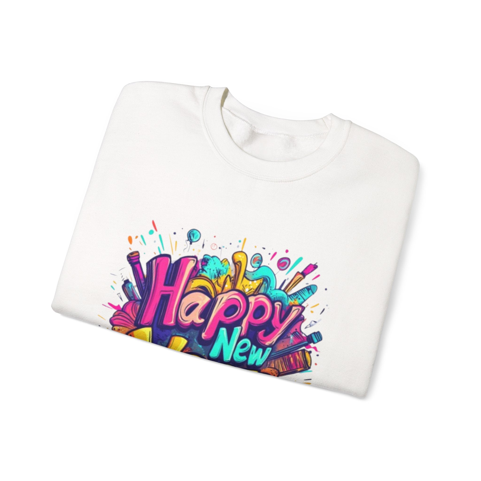 2026 Happy New Year DOUBLE SIDED Unisex Heavy Blend™ Crewneck Sweatshirt