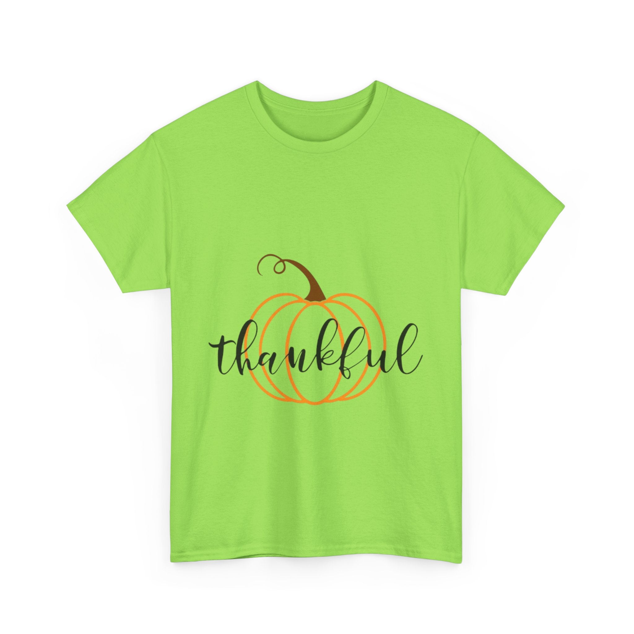 Thankful Pumpkin Unisex Heavy Cotton T-Shirt