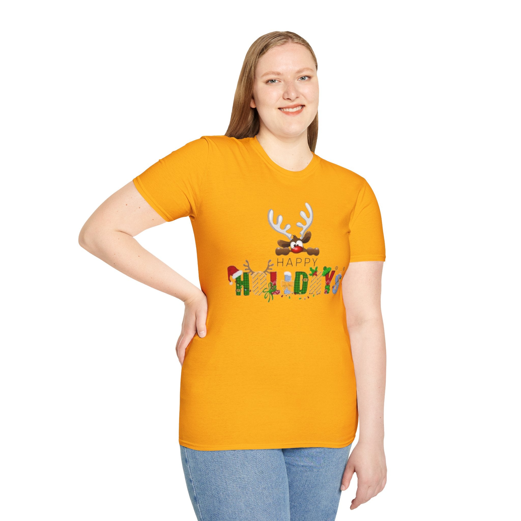 Happy Holidays Unisex Softstyle T-Shirt