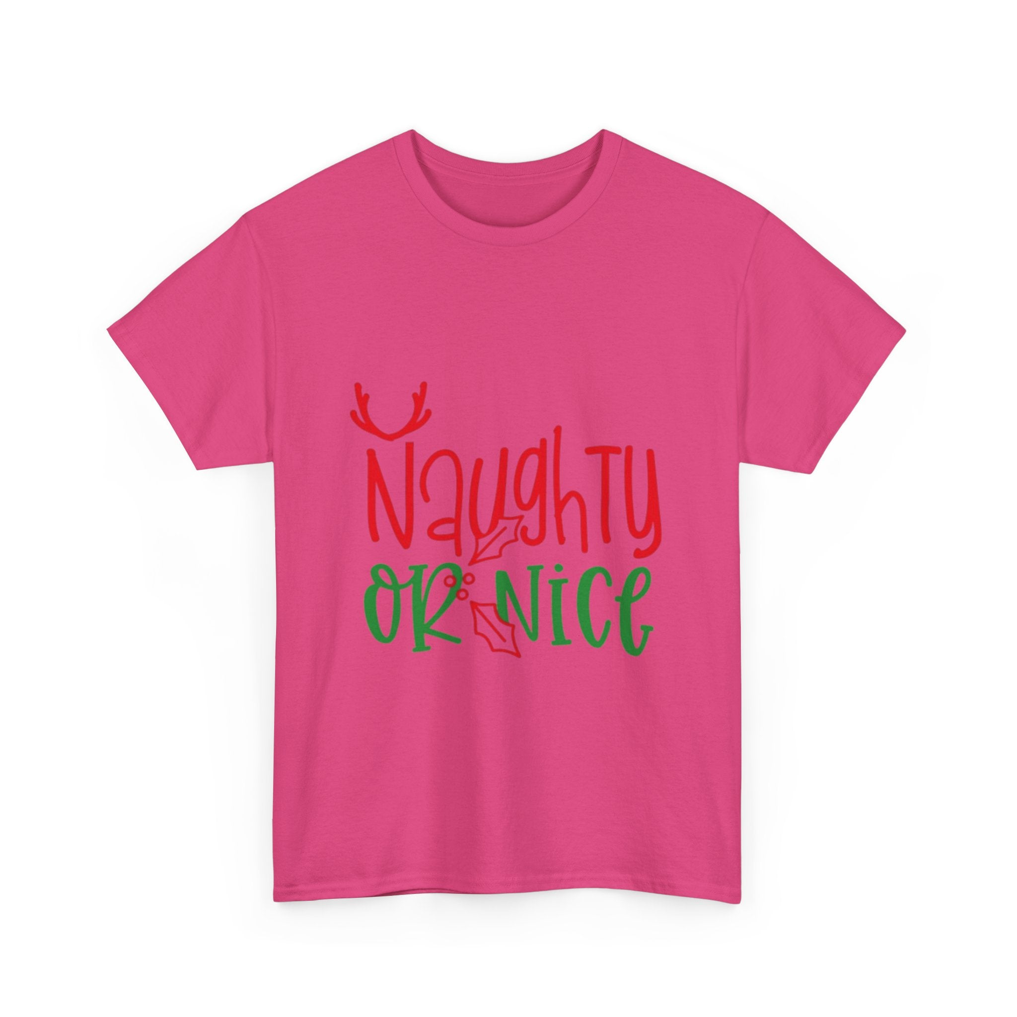Naughty Or Nice Unisex Heavy Cotton T-Shirt