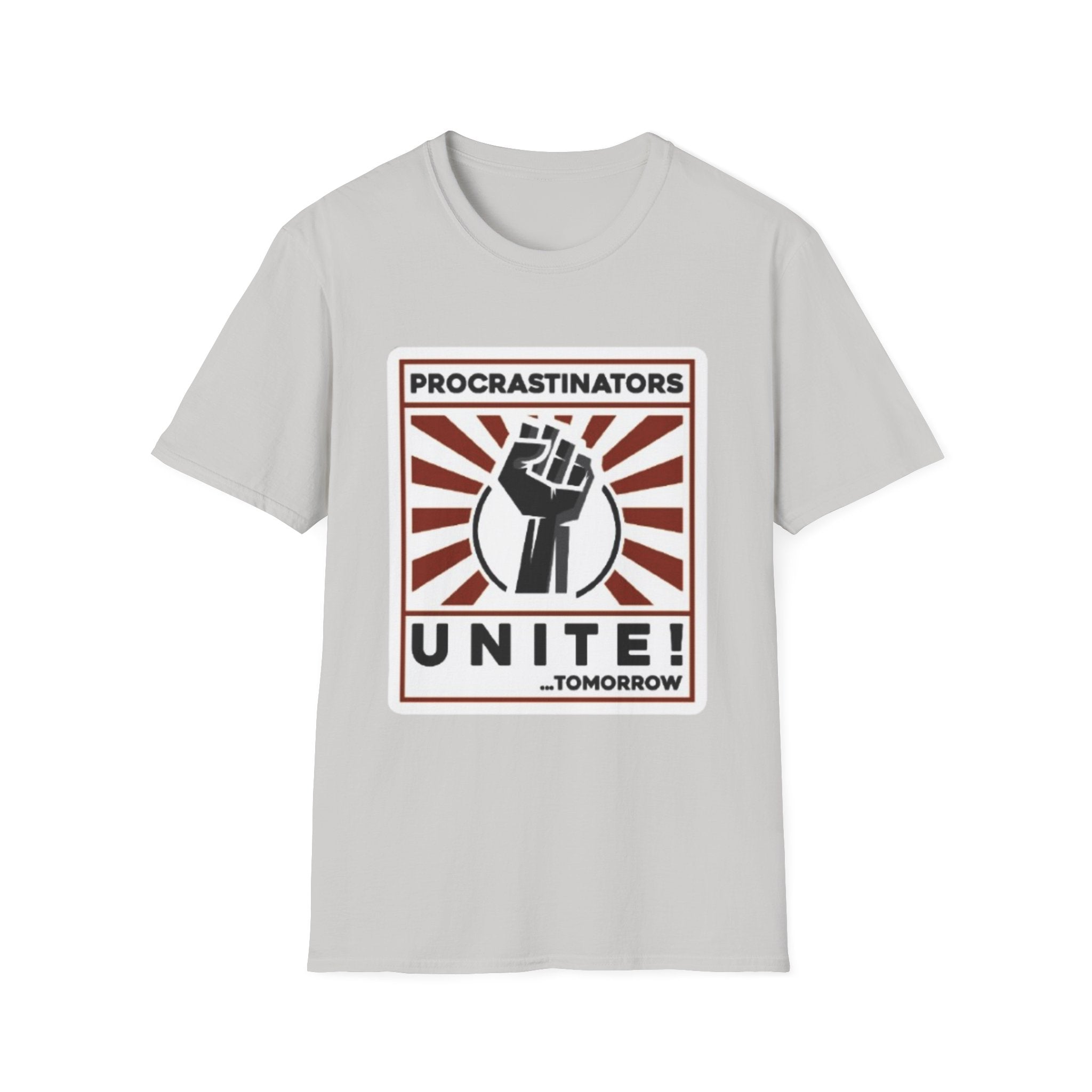 Procrastinators Unite Tomorrow Unisex Softstyle T-Shirt