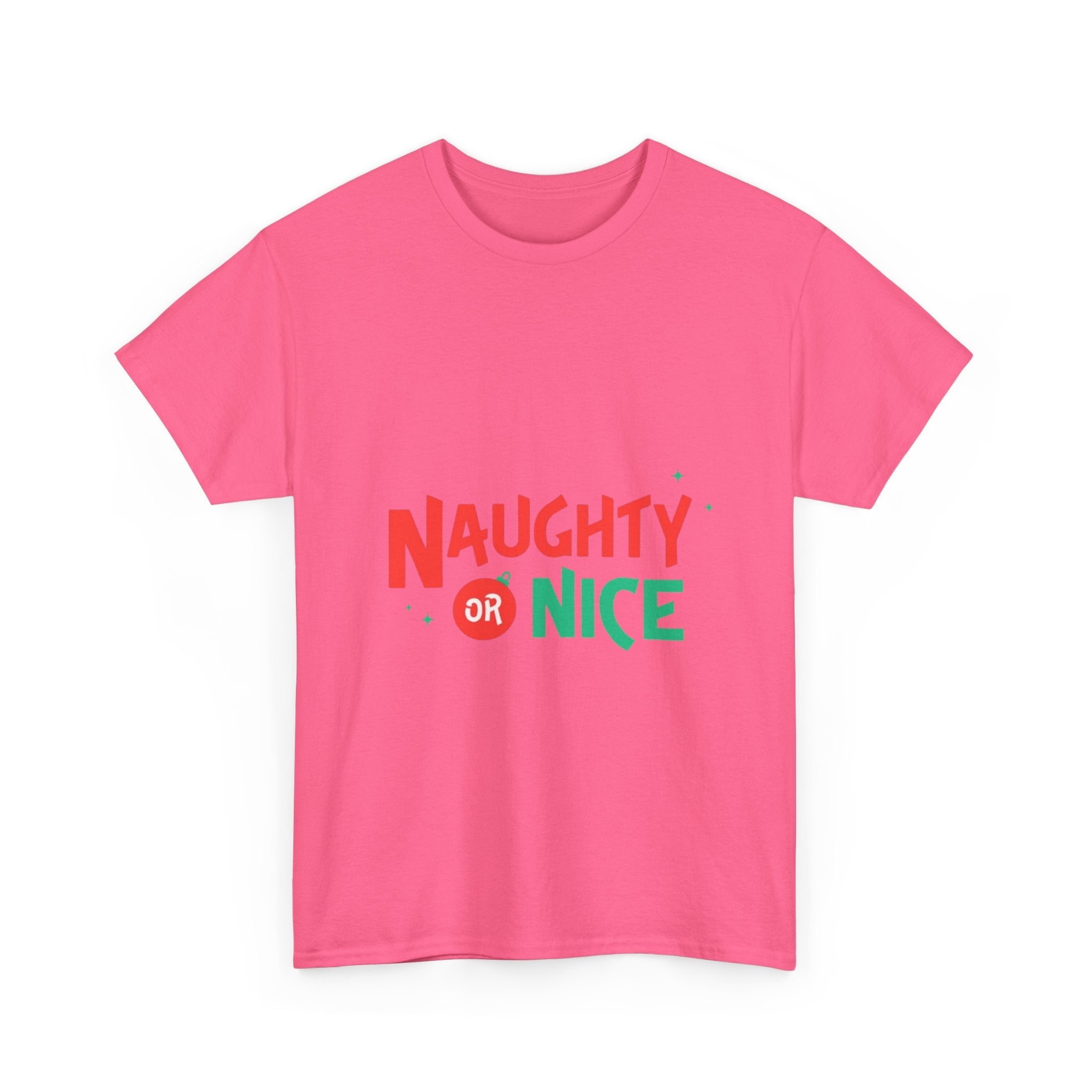 Naughty Or Nice Unisex Heavy Cotton T-Shirt