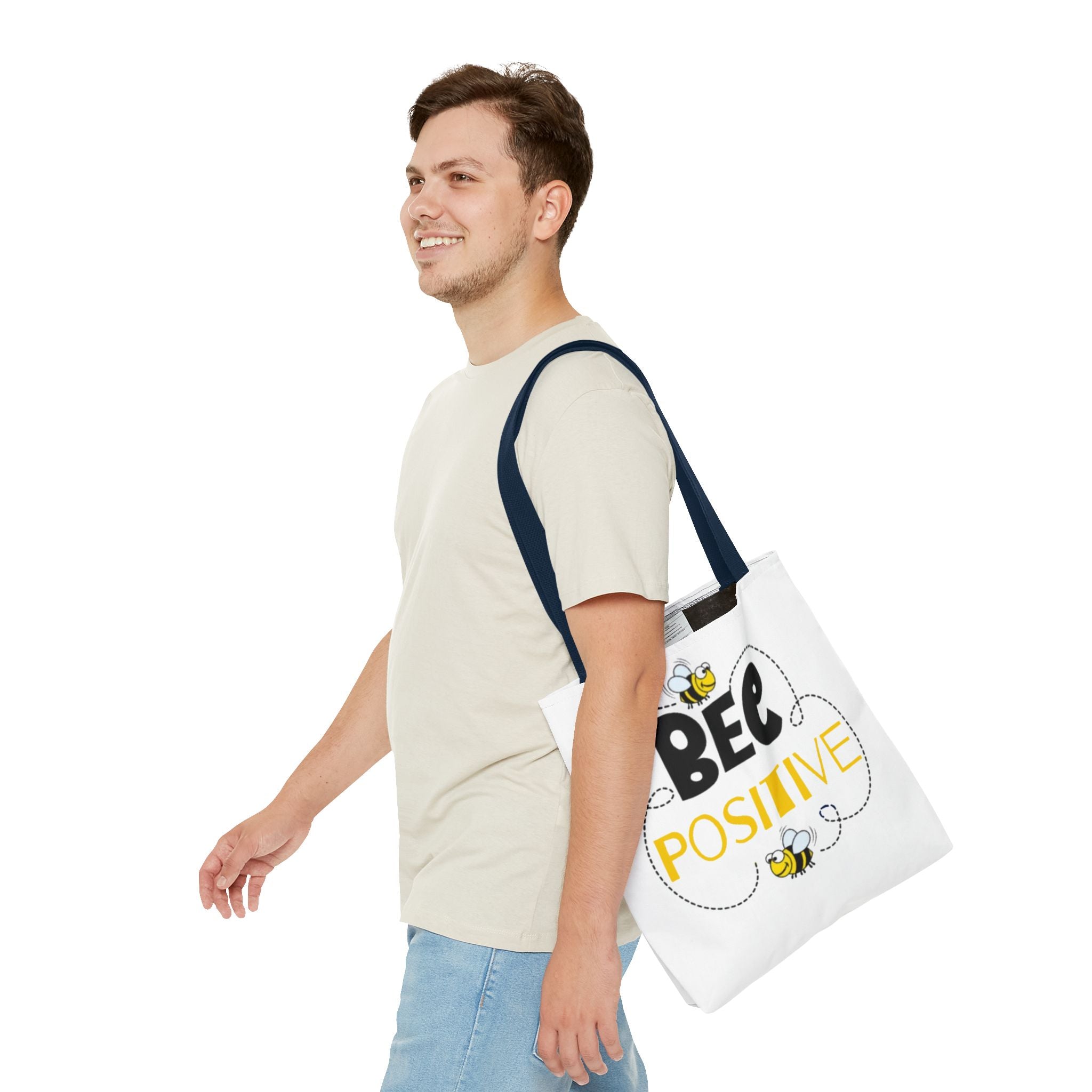 Bee Positive Eco-Friendly Tote Bag