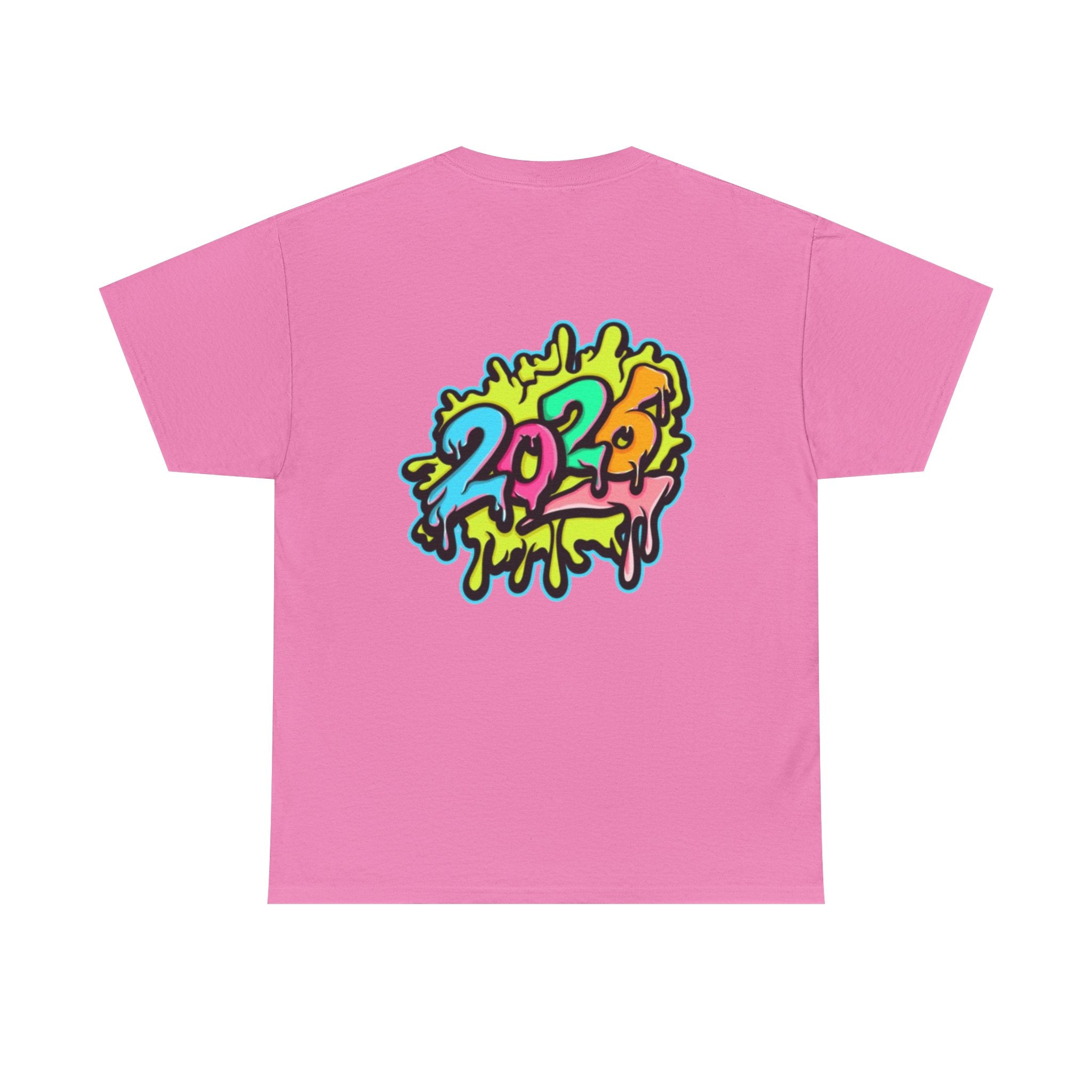 2026 Happy New Year DOUBLE SIDED Unisex Heavy Cotton T-Shirt