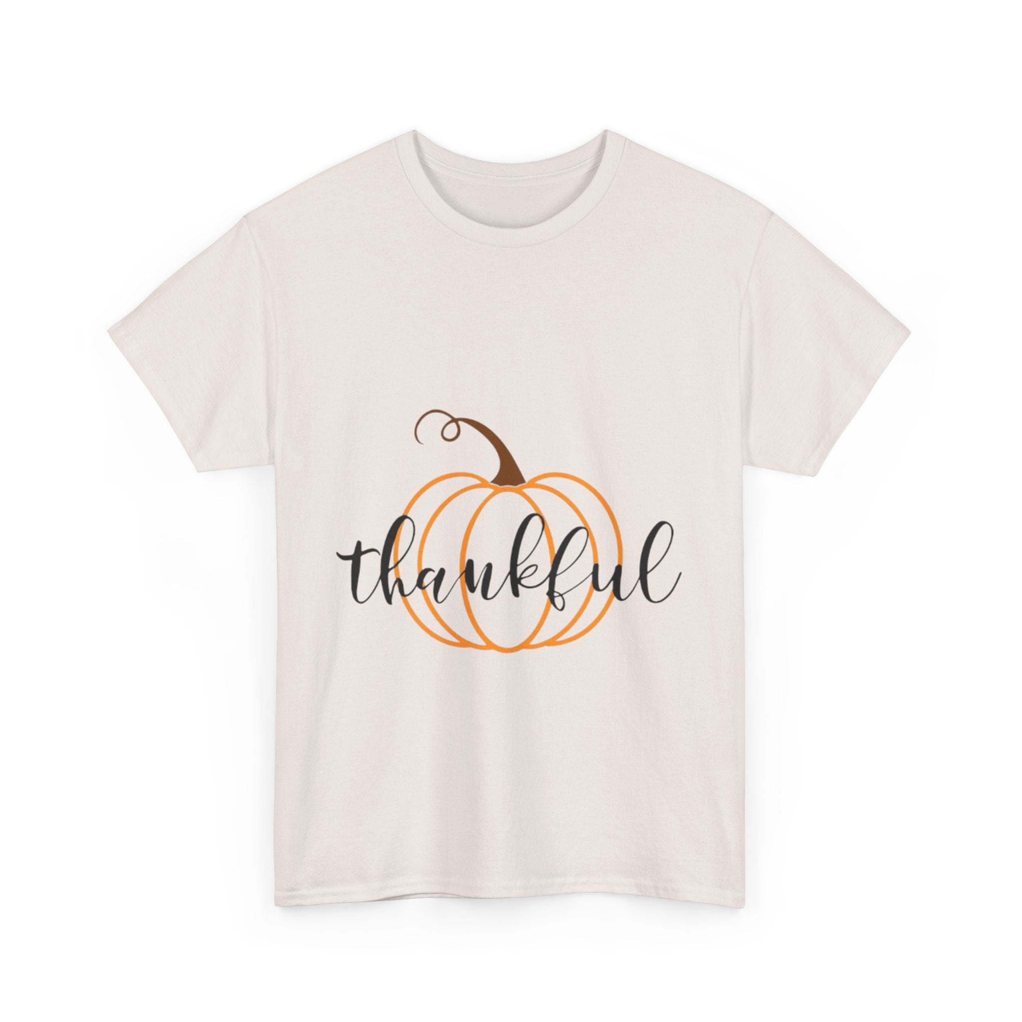 Thankful Pumpkin Unisex Heavy Cotton T-Shirt