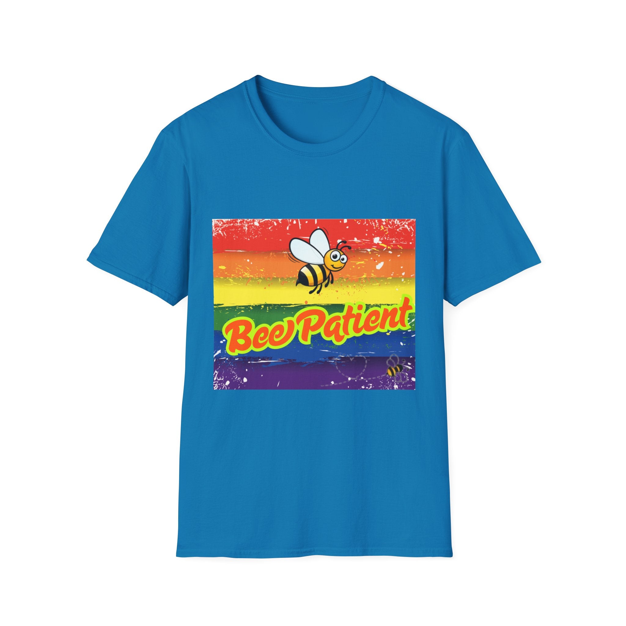 Bee Patient Rainbow Unisex Softstyle T-Shirt