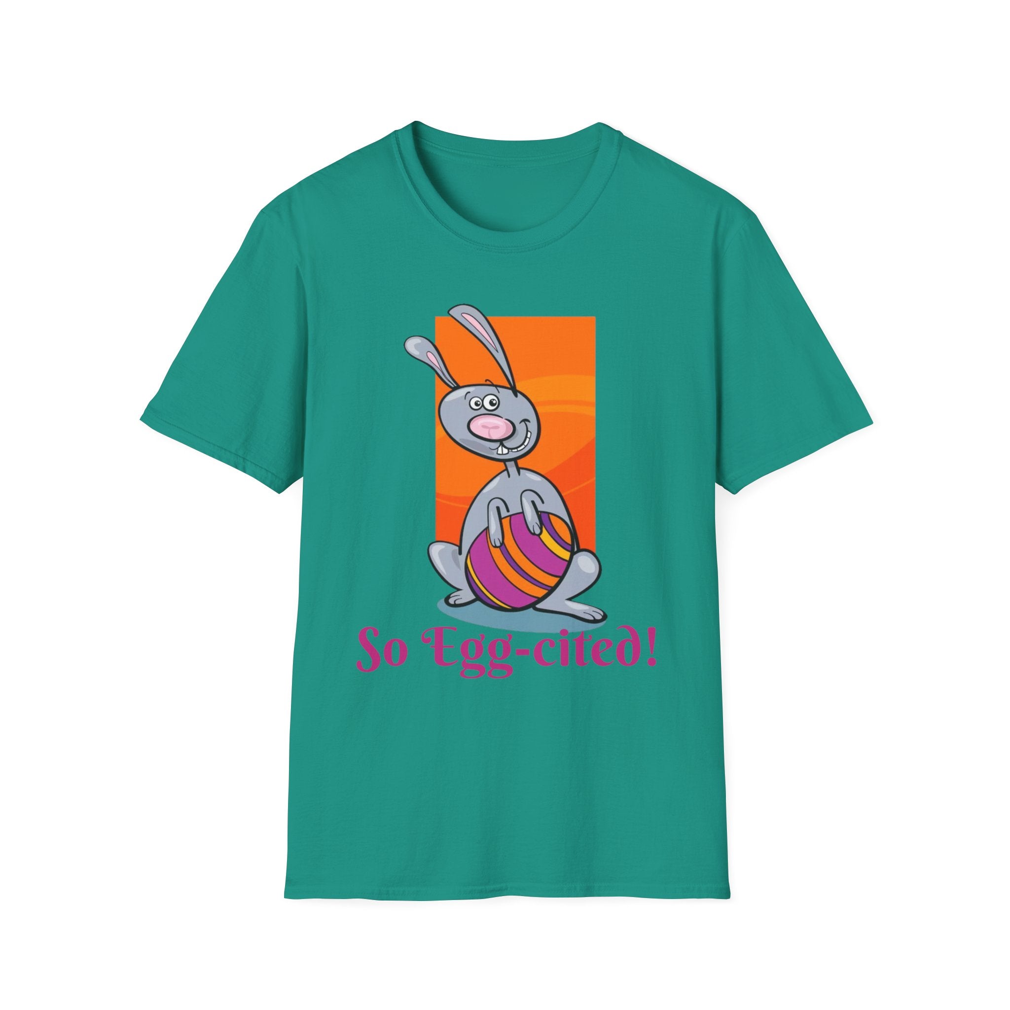 So Egg-cited Bunny Unisex Softstyle T-Shirt