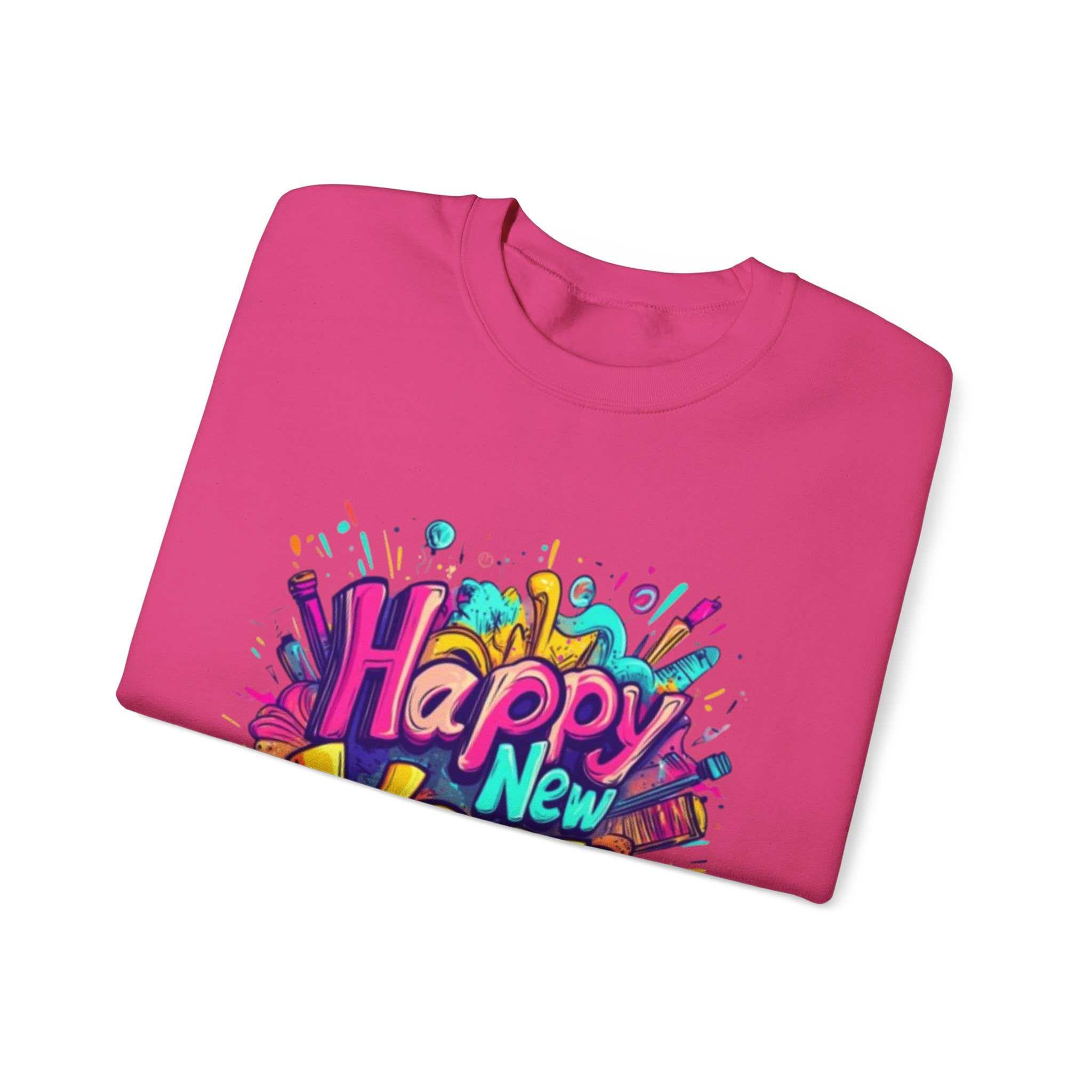2026 Happy New Year DOUBLE SIDED Unisex Heavy Blend™ Crewneck Sweatshirt
