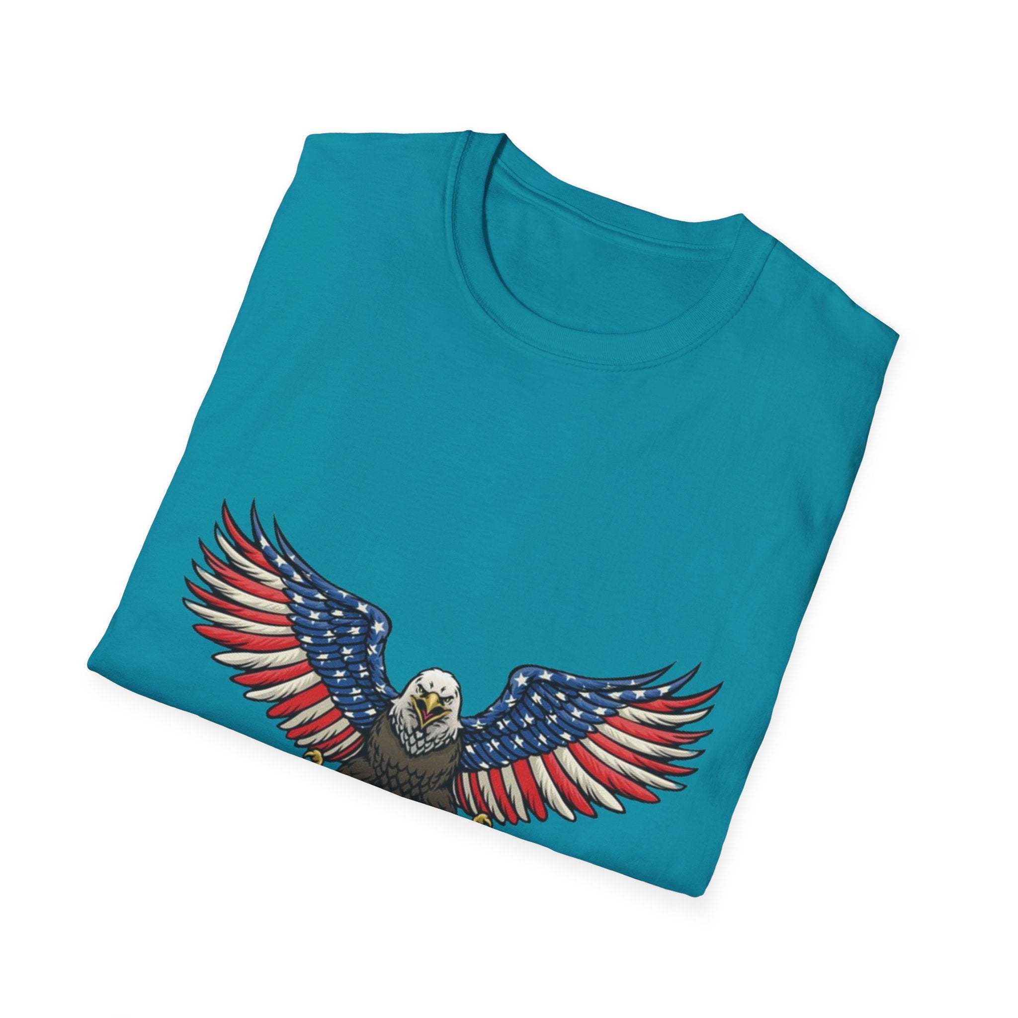 Patriotic Eagle Unisex Softstyle T-Shirt