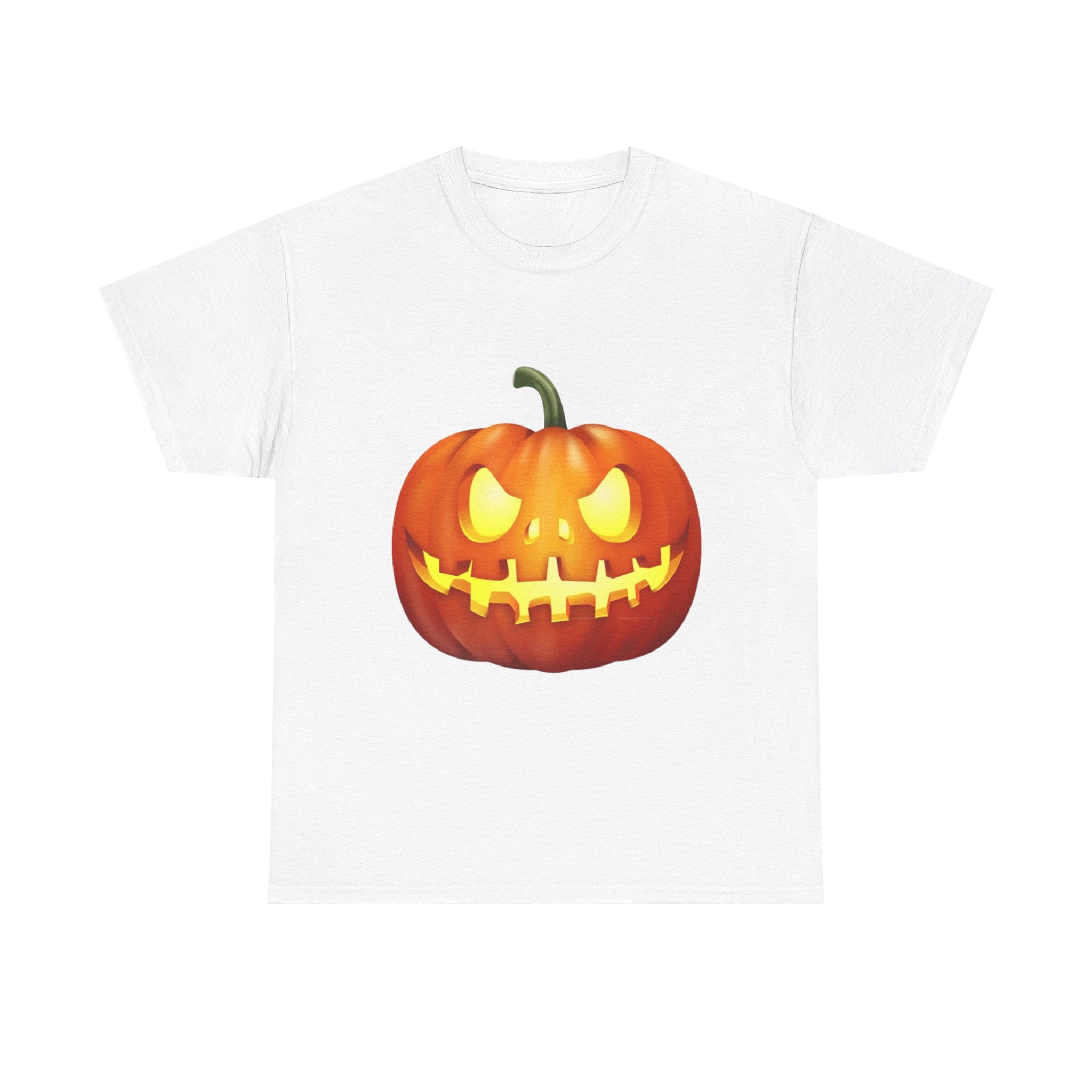 Halloween Pumpkin Unisex Heavy Cotton T-Shirt