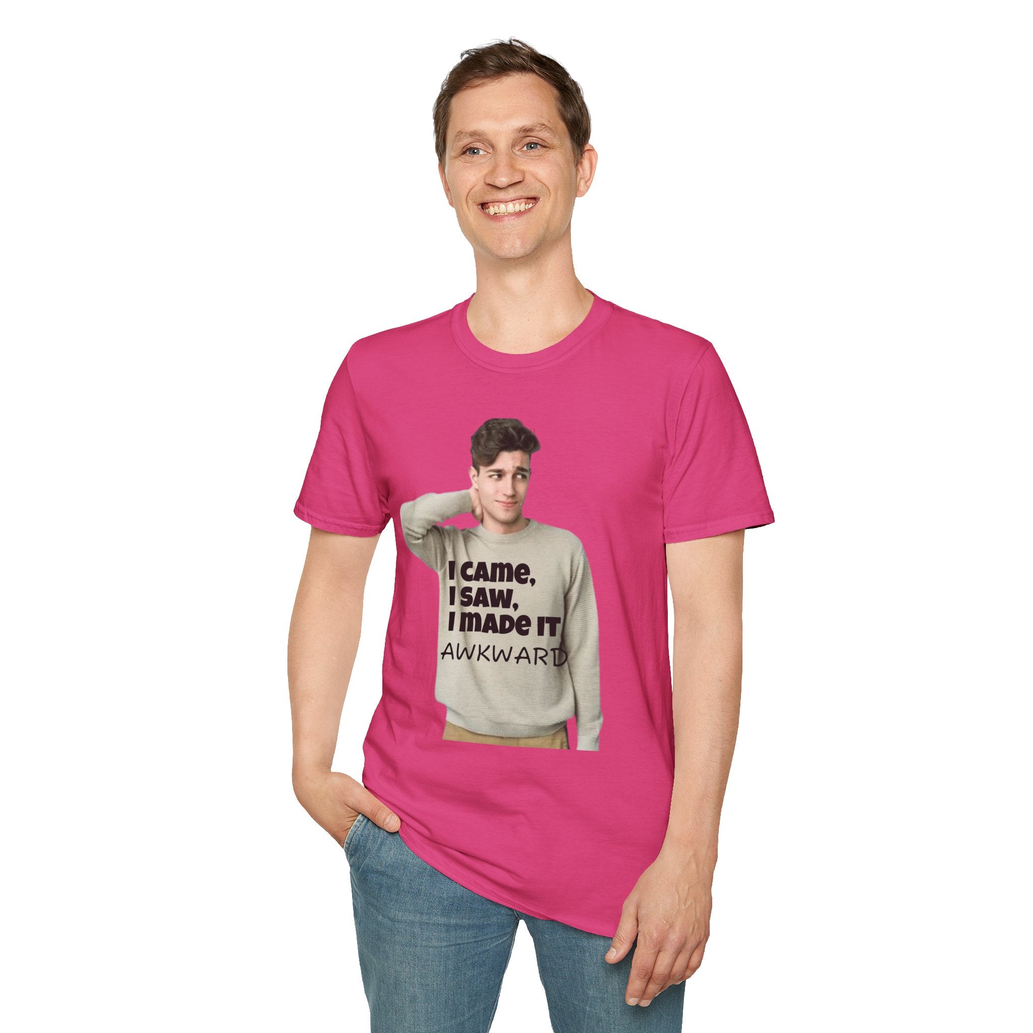 I Came I Saw I Made It Awkward Unisex Softstyle T-Shirt