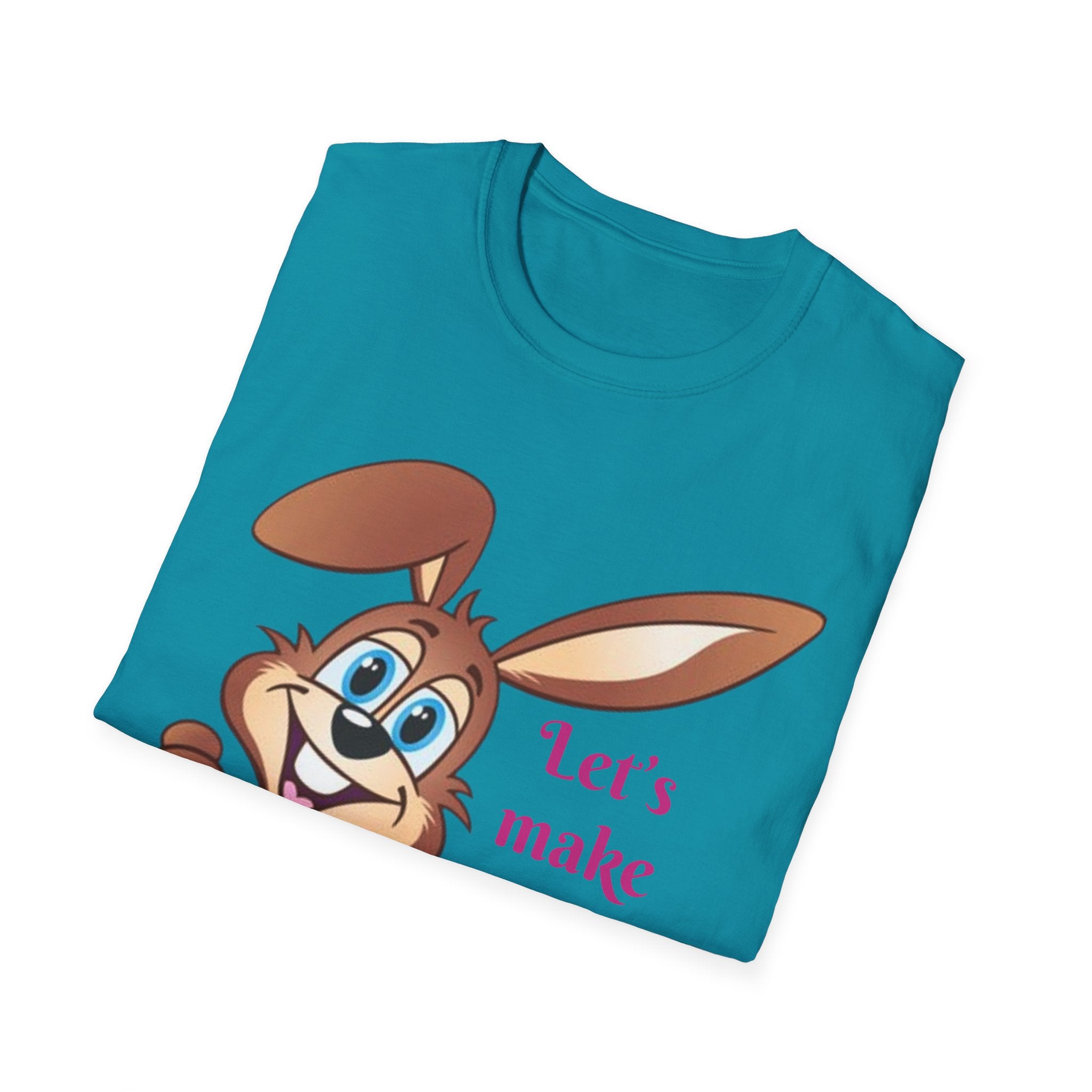Let's make Today Amazing Together Bunny Unisex Softstyle T-Shirt