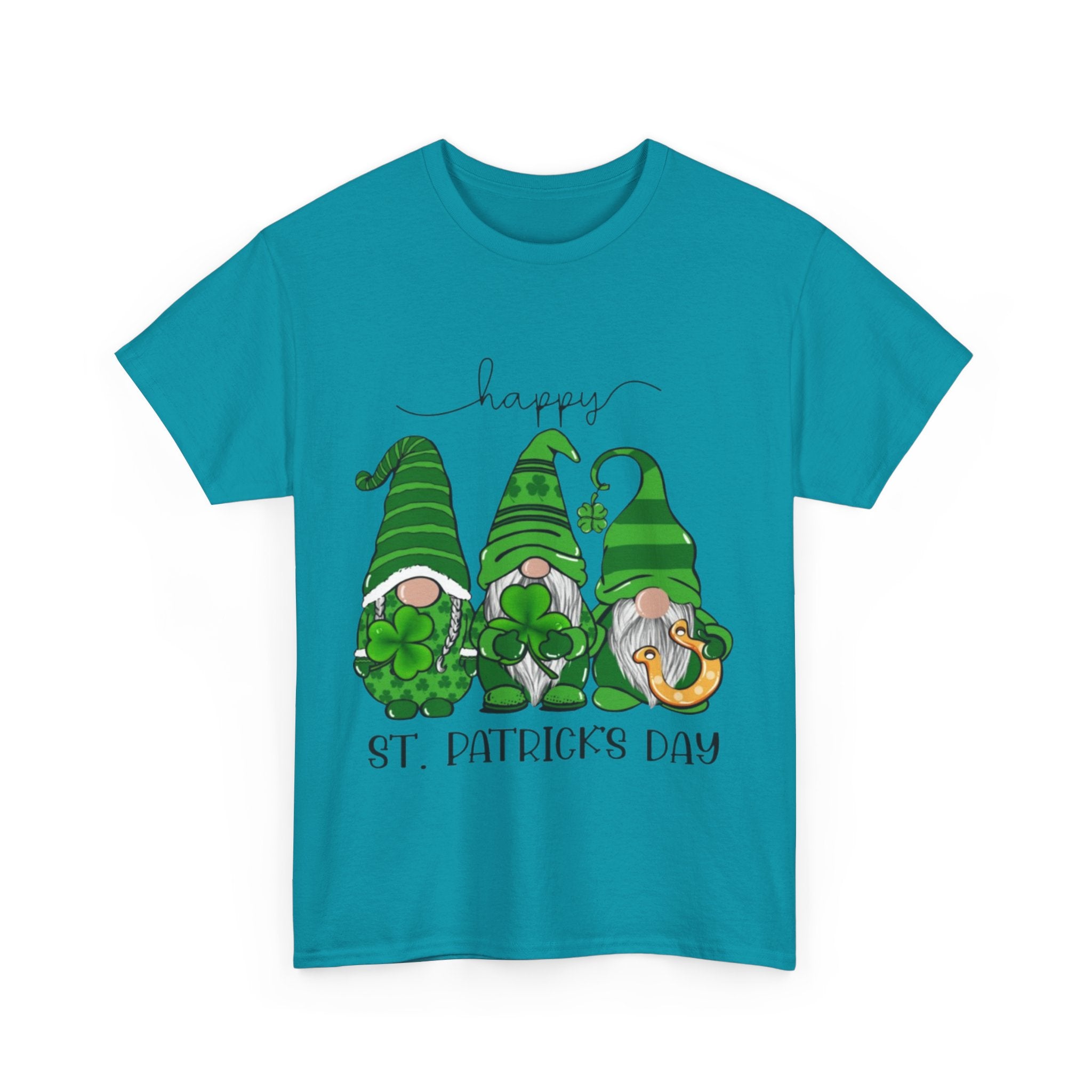 Happy St. Patrick’s Day Gnome Unisex Heavy Cotton T-Shirt