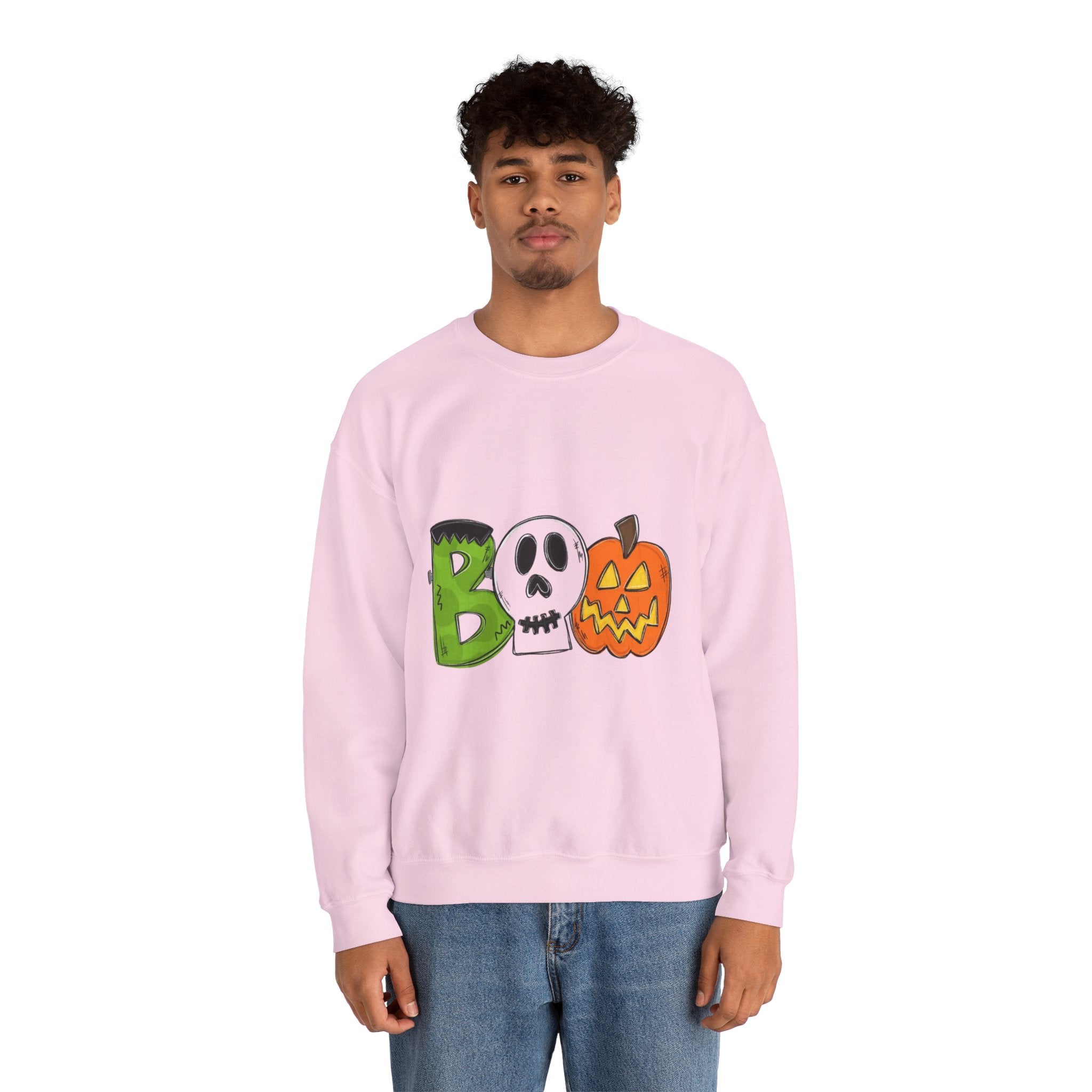 Halloween Boo Unisex Heavy Blend™ Crewneck Sweatshirt