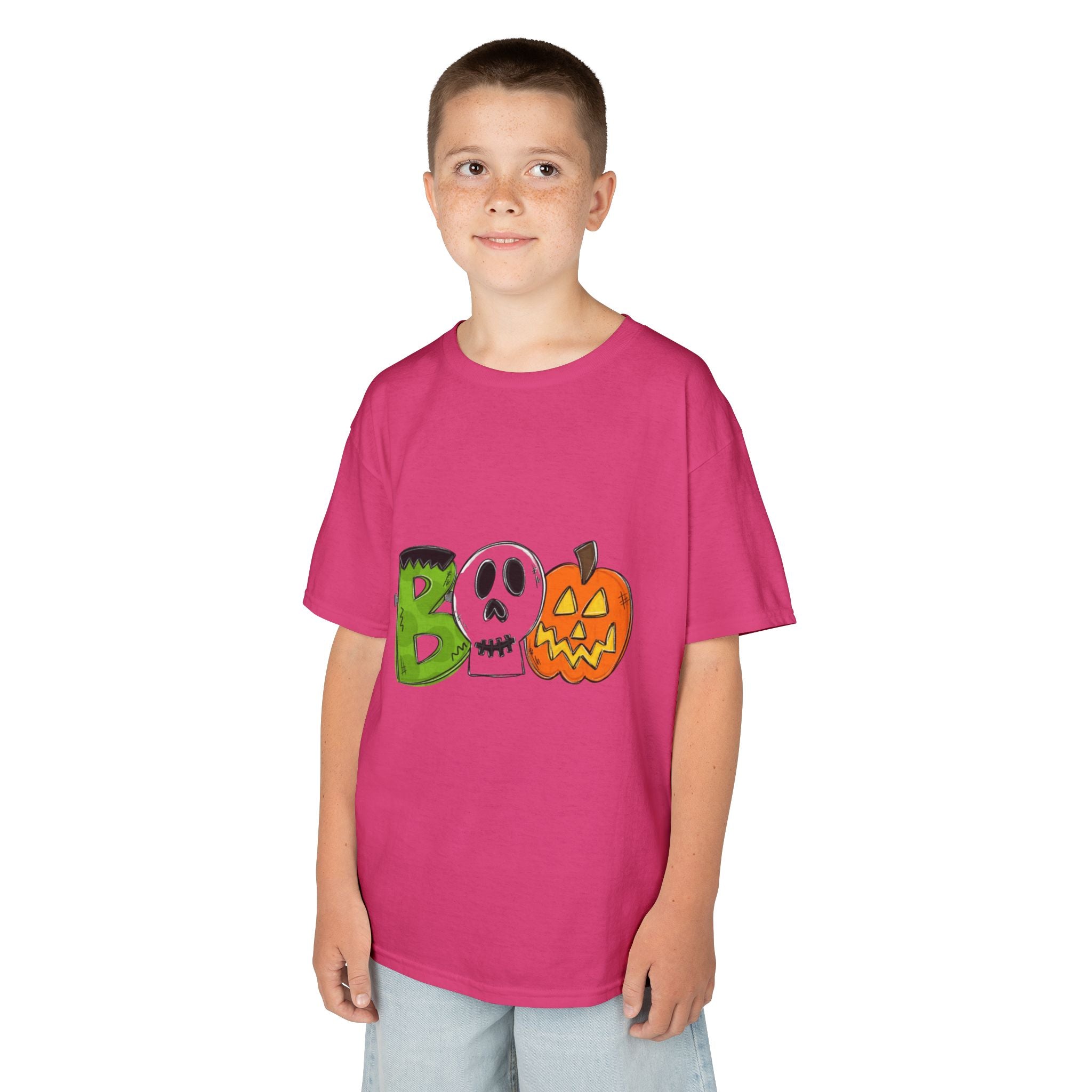 Halloween BOO Kids Short Sleeve T-Shirt